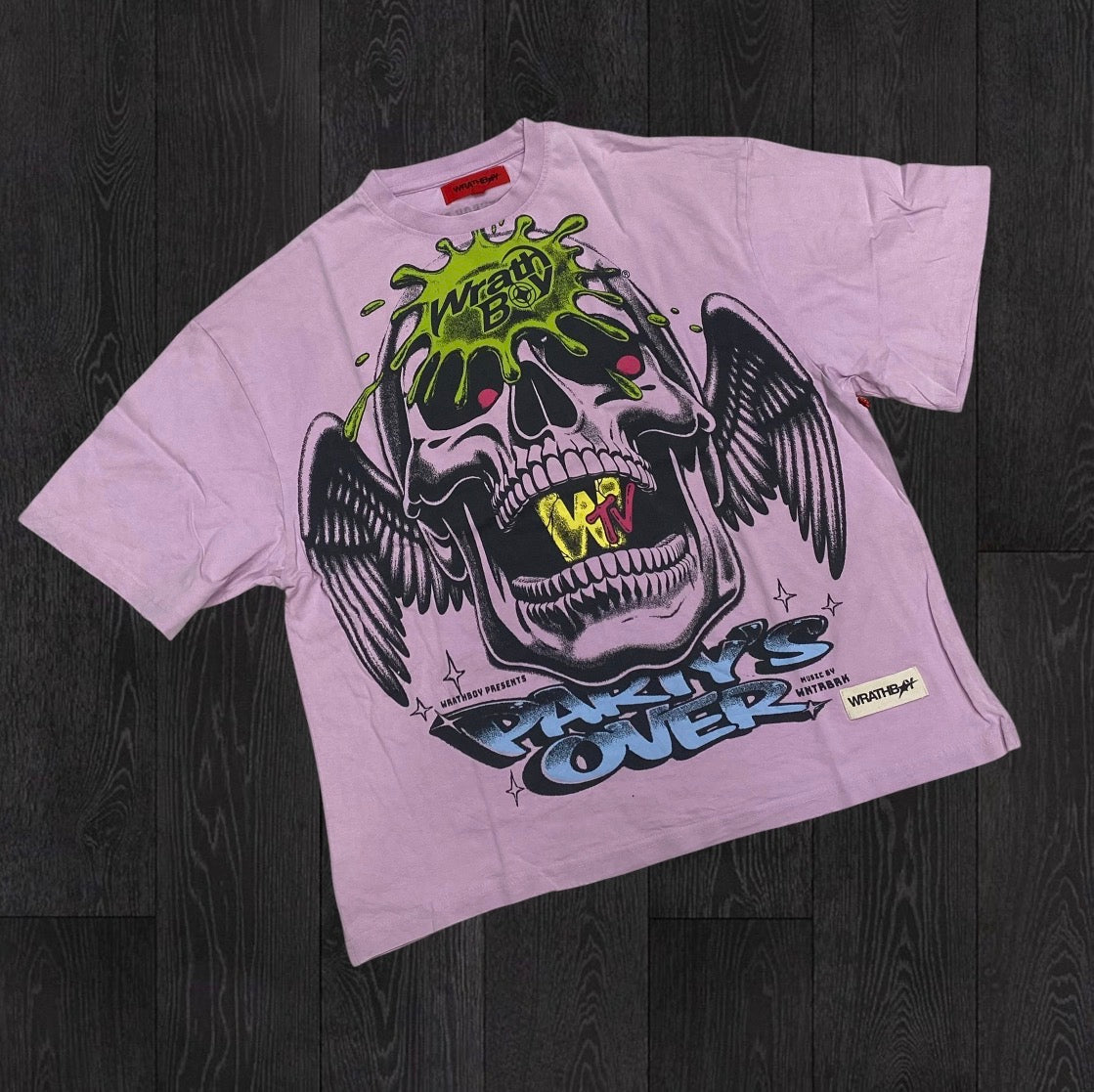 Wrath - W TV Tee - Pink 628