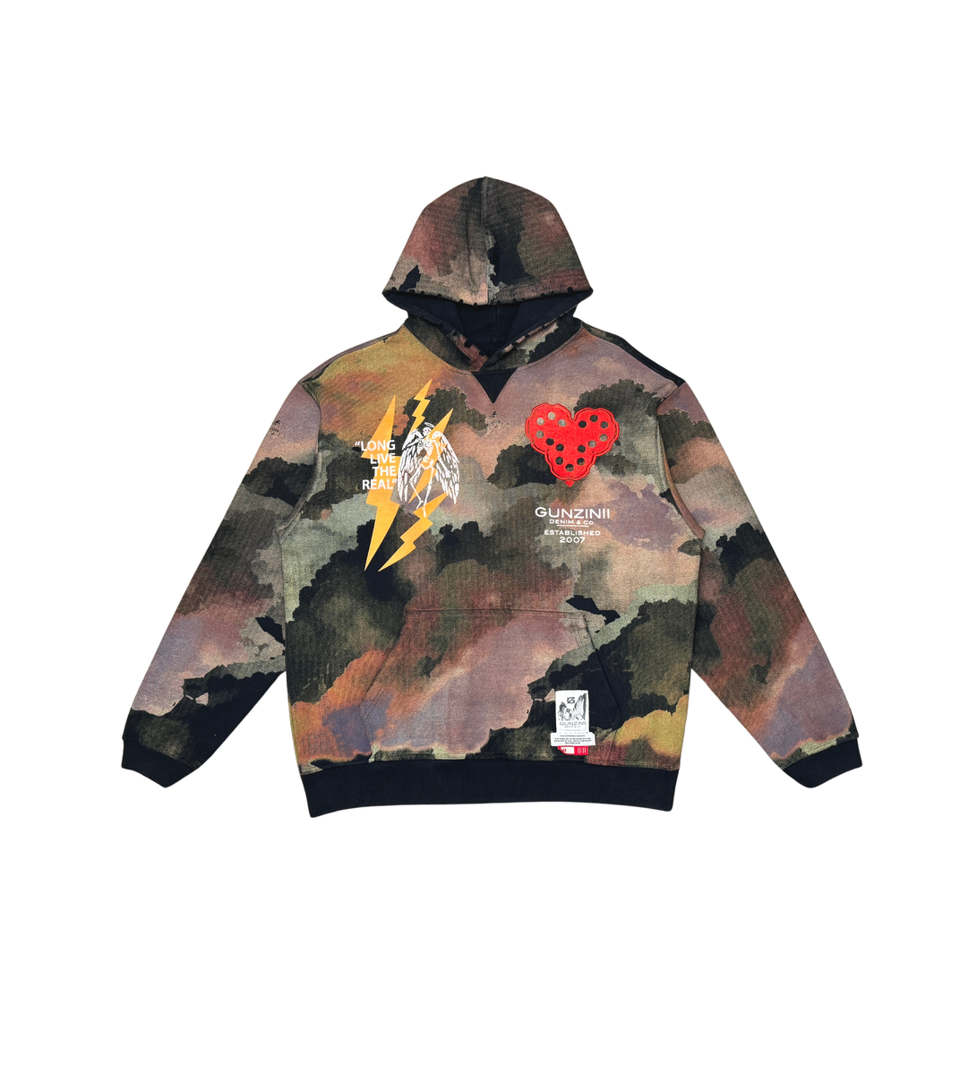 Gunzinii - Long Live Hoodie - Black - GZ585