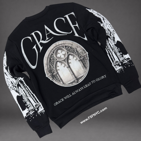 Pike - Grace Crew Sweatshirt - Black 2610