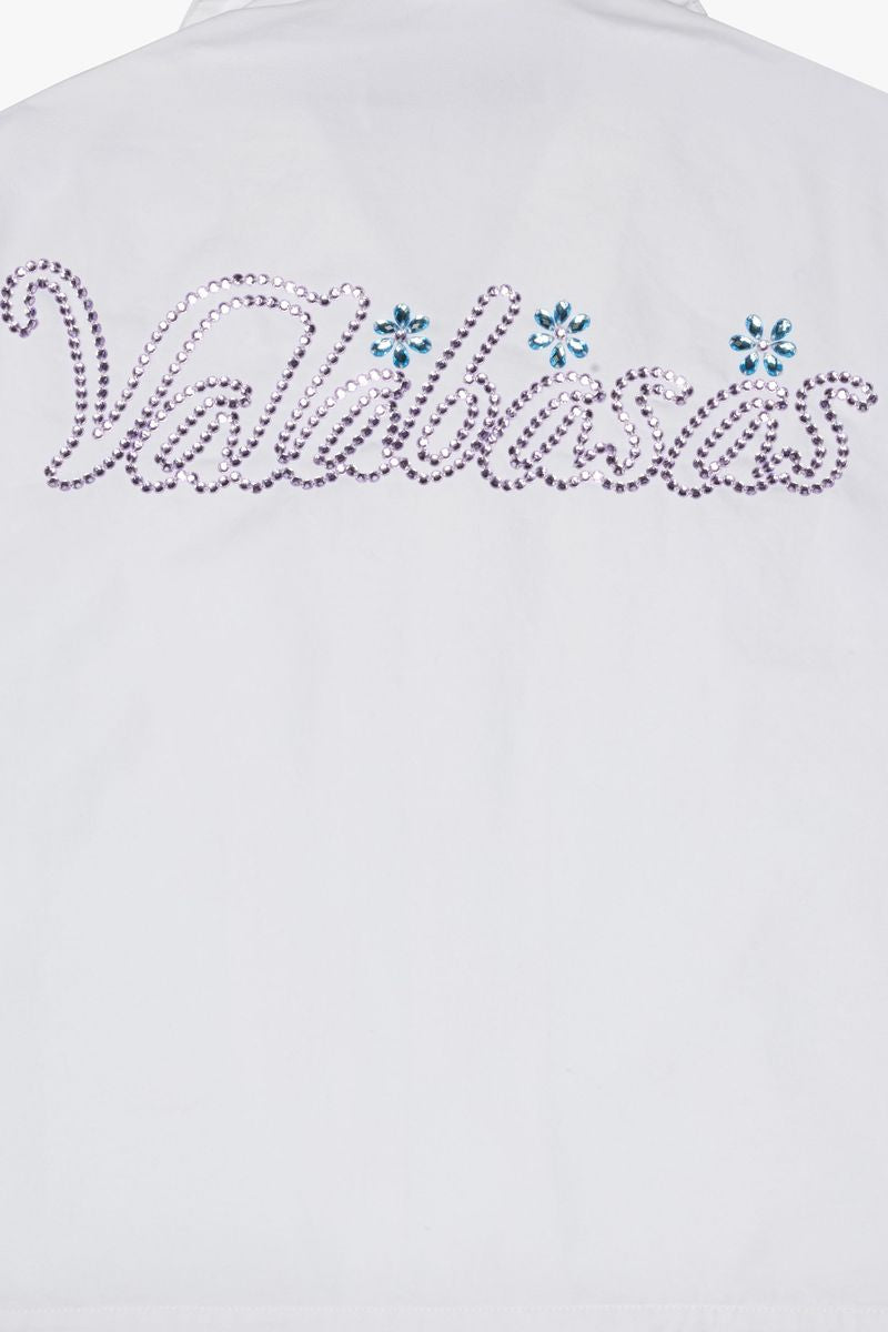Valabasas Gem woven Button Down shirt white 1005