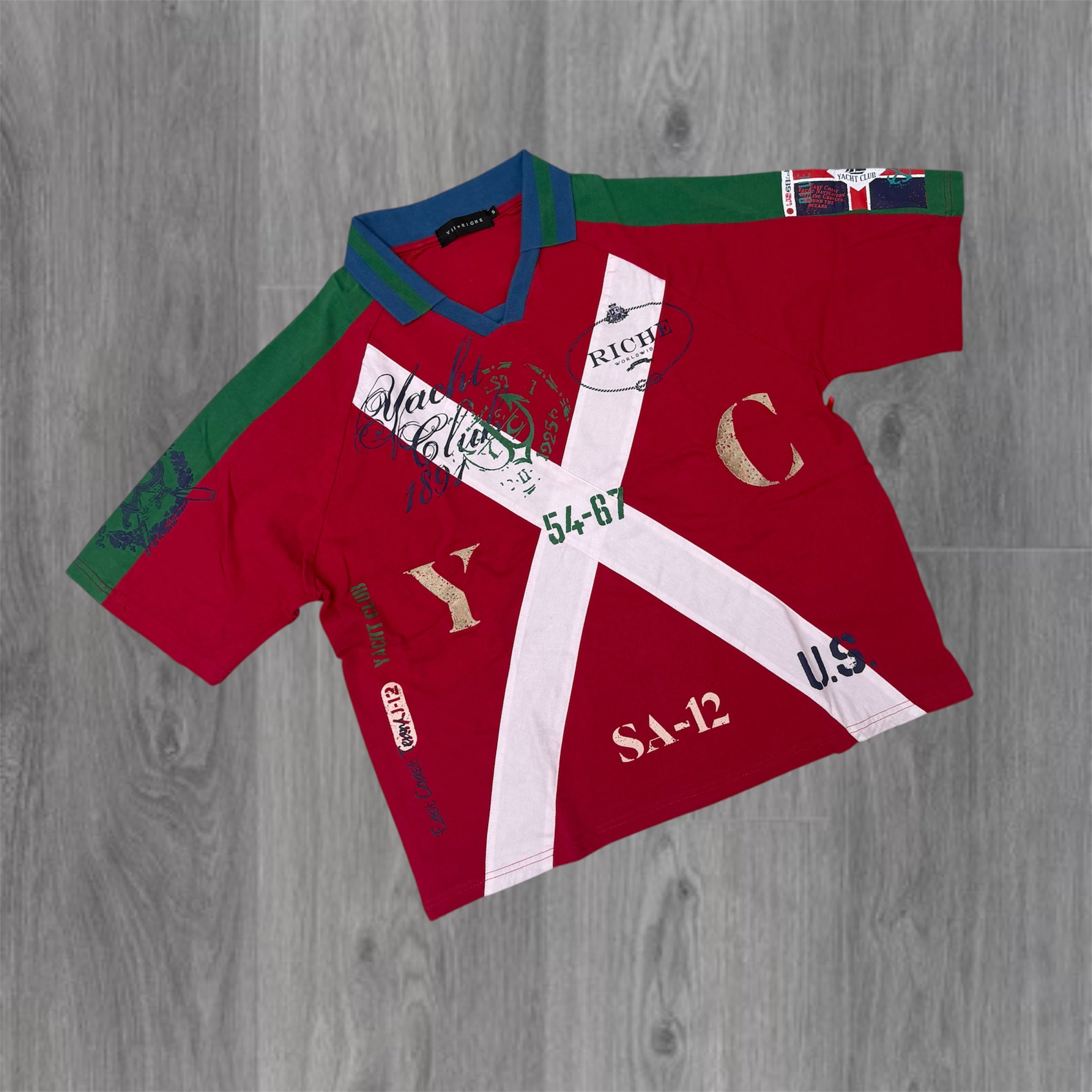 VR - Yacht Club Polo Tee - Red 2059