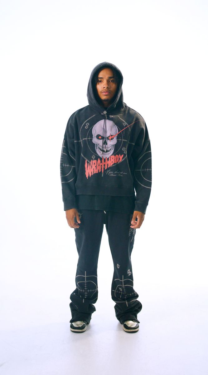 WRATHBOY - Don’t Miss Sweat Suit - Black - 077 067