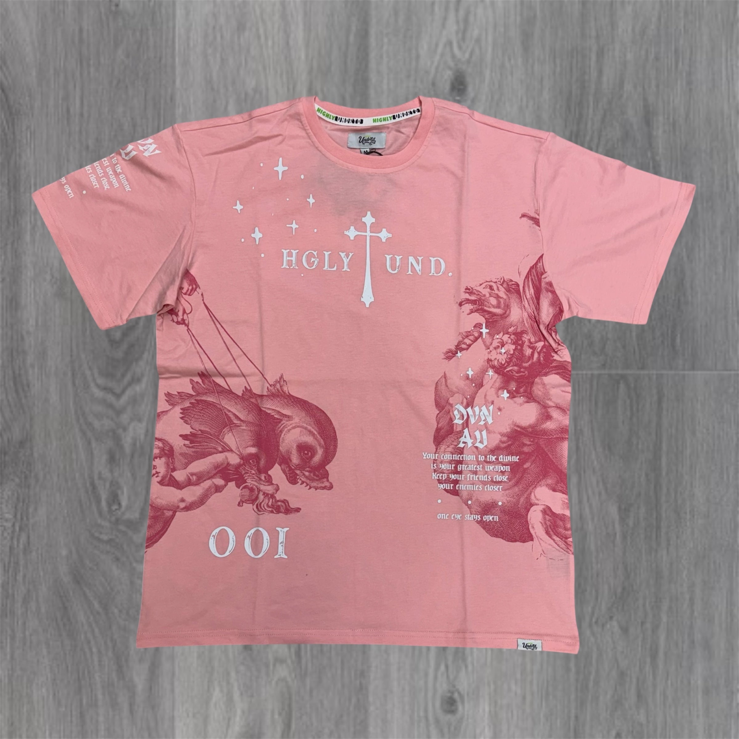 UNDRTD - Devine T-shirt -  Pink - 6109