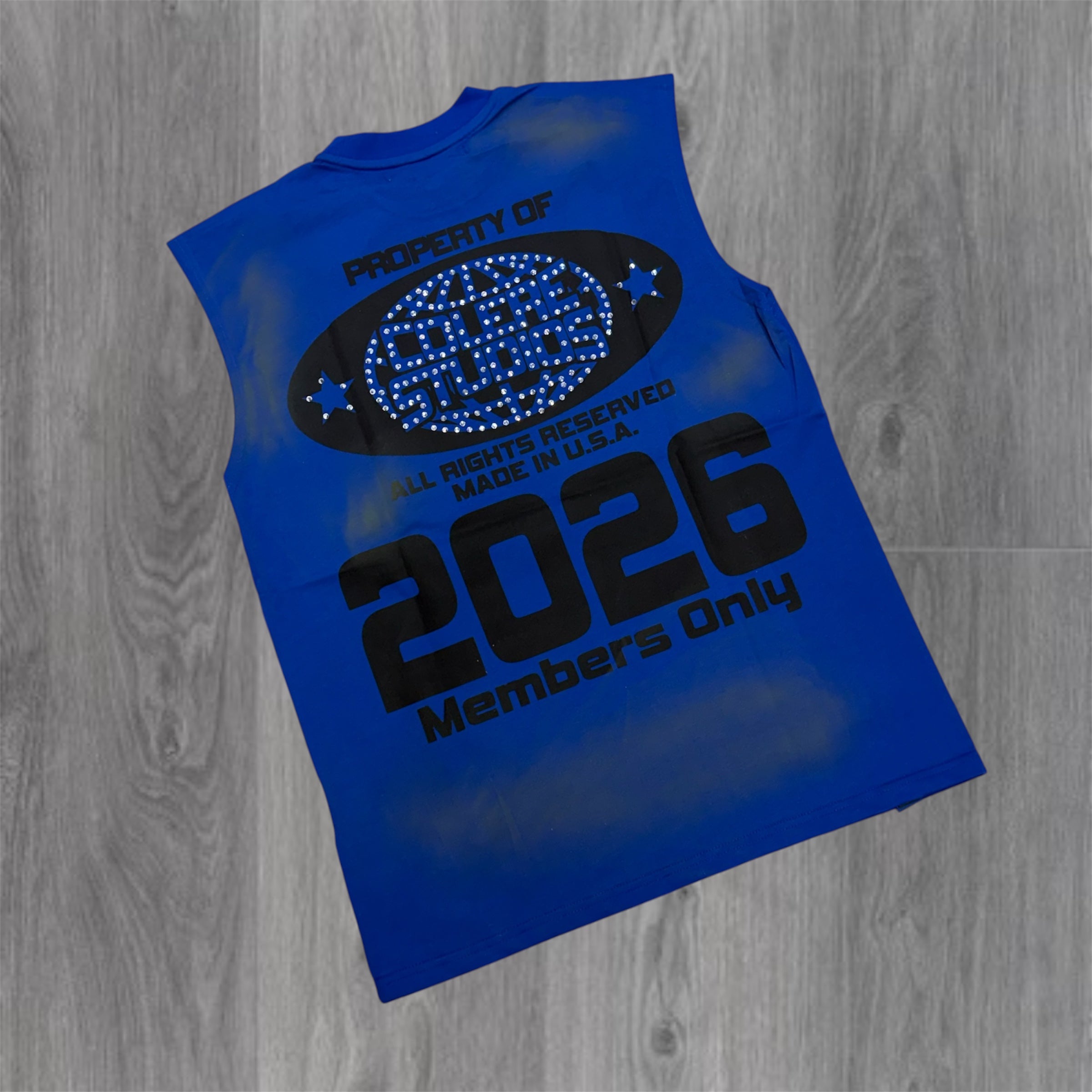 HDSN -  Colere Sleeveless Tee - Blue 707