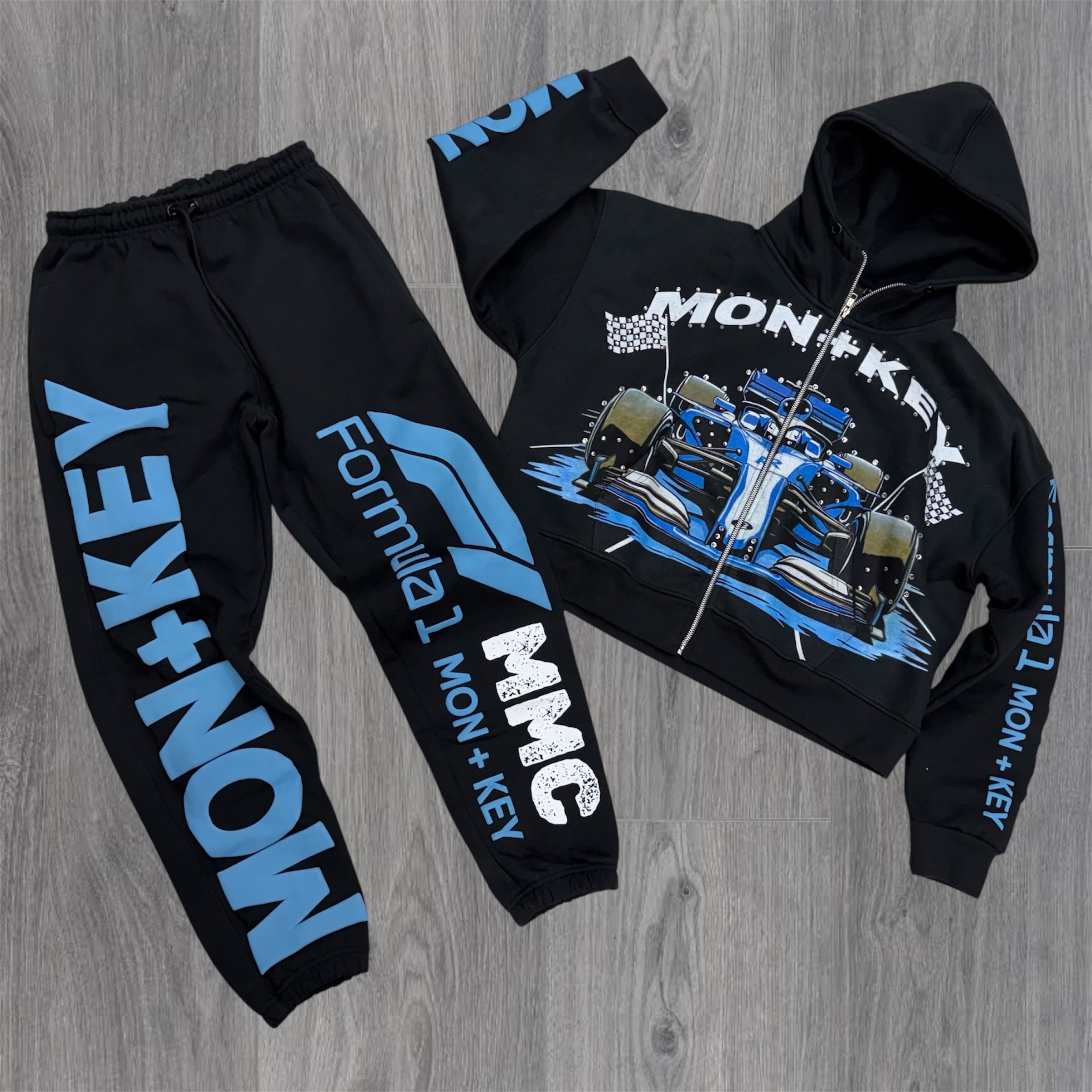 MMC - F1 Sweatsuit - Black / Blue