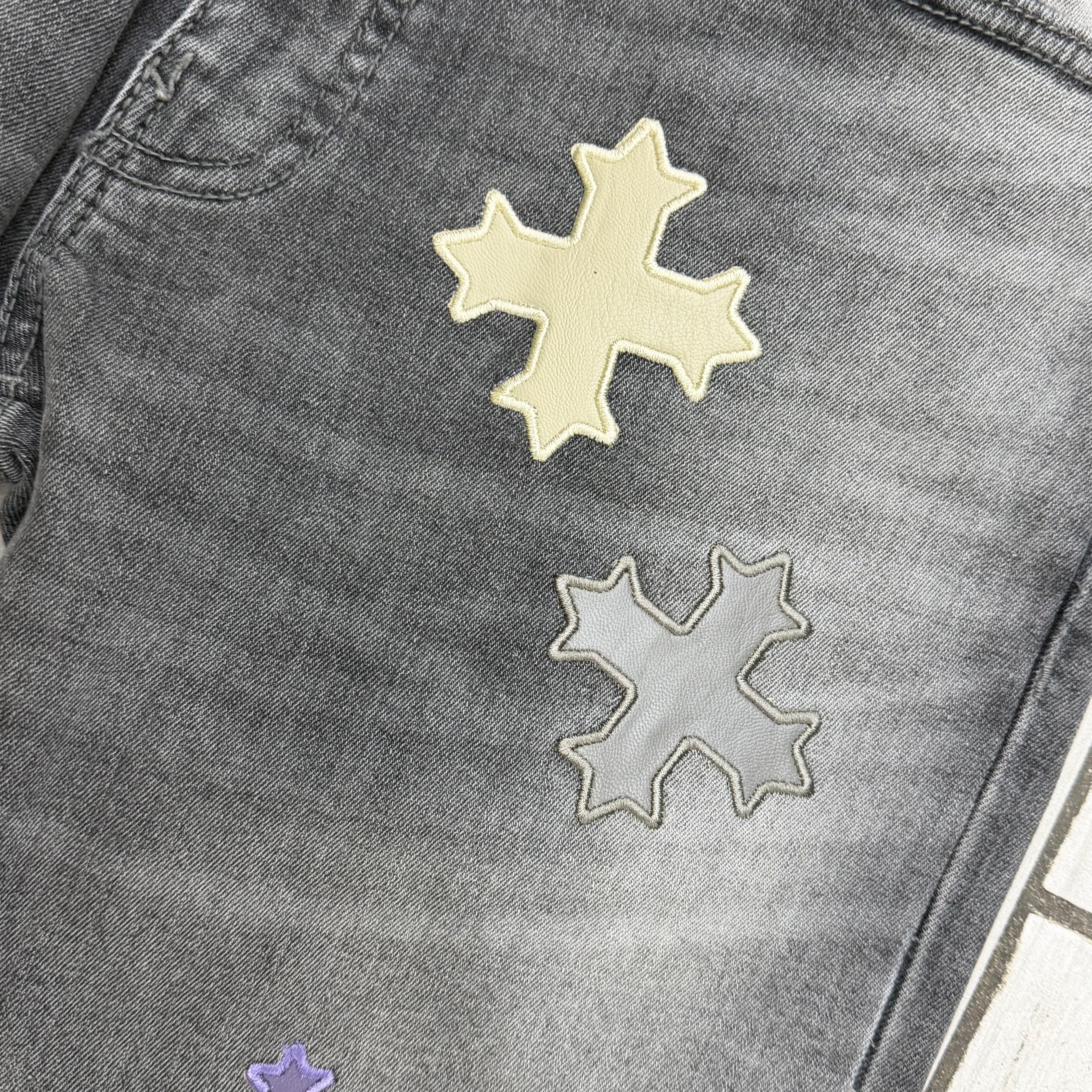 SYP - stacked Patch Denim - Smoked Grey 2344