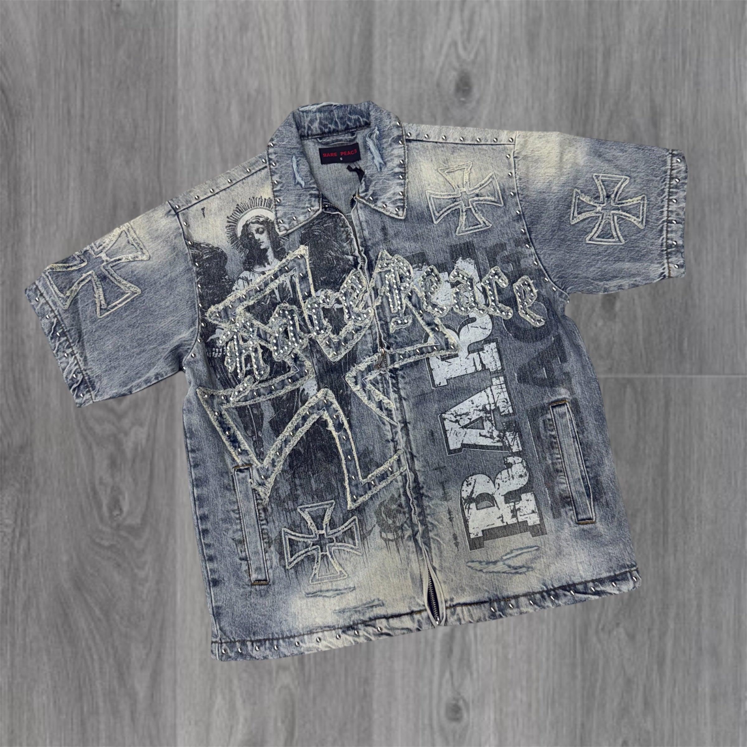 Rare Peace - Saint Denim Shirt - MD Blue 6063