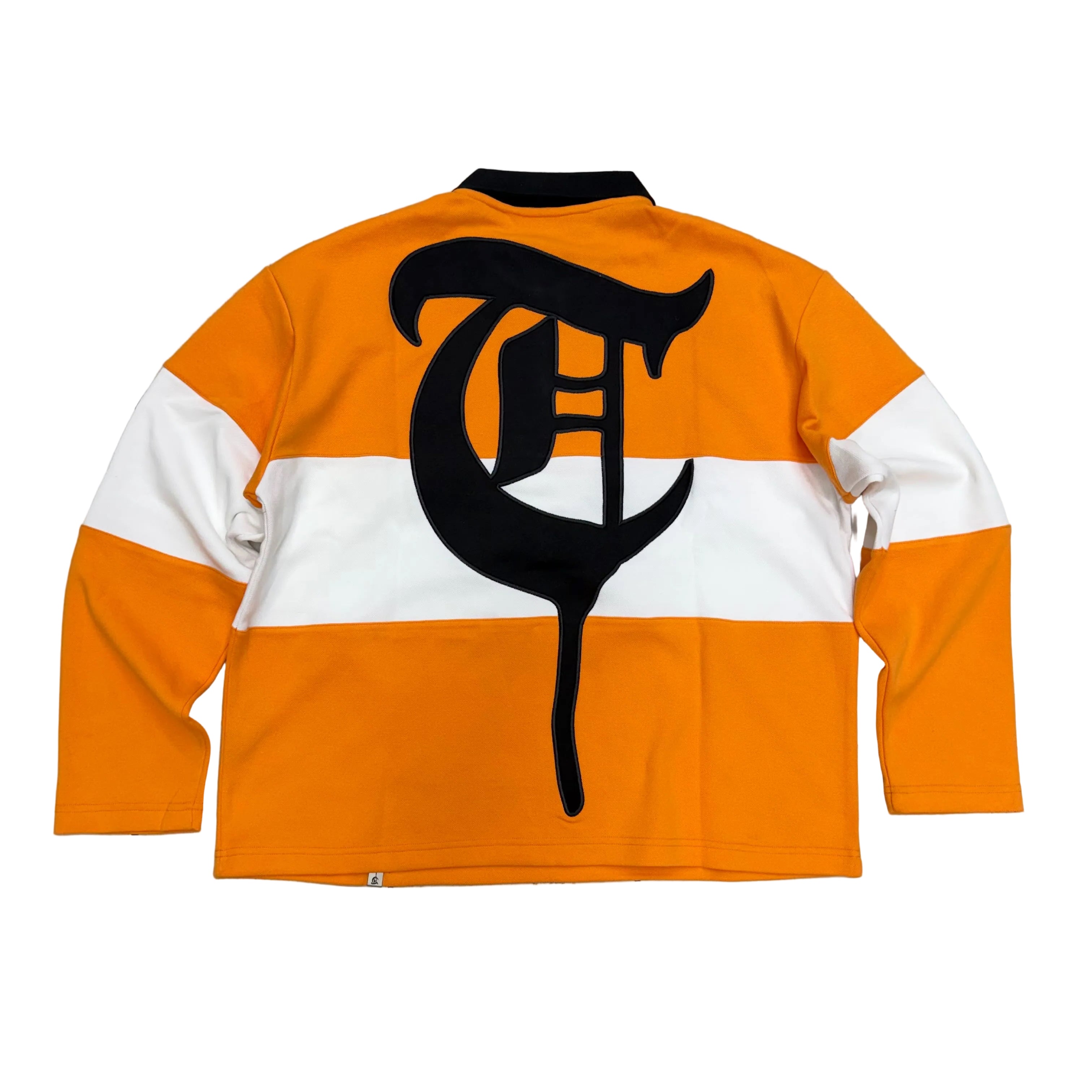 Trnchs - Combat Polo - Orange / White  - TShirt - 13