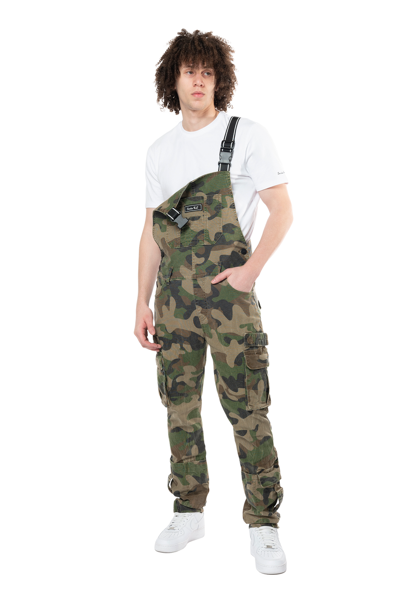 Rise handle cargo canvas overall  wood camo 24524