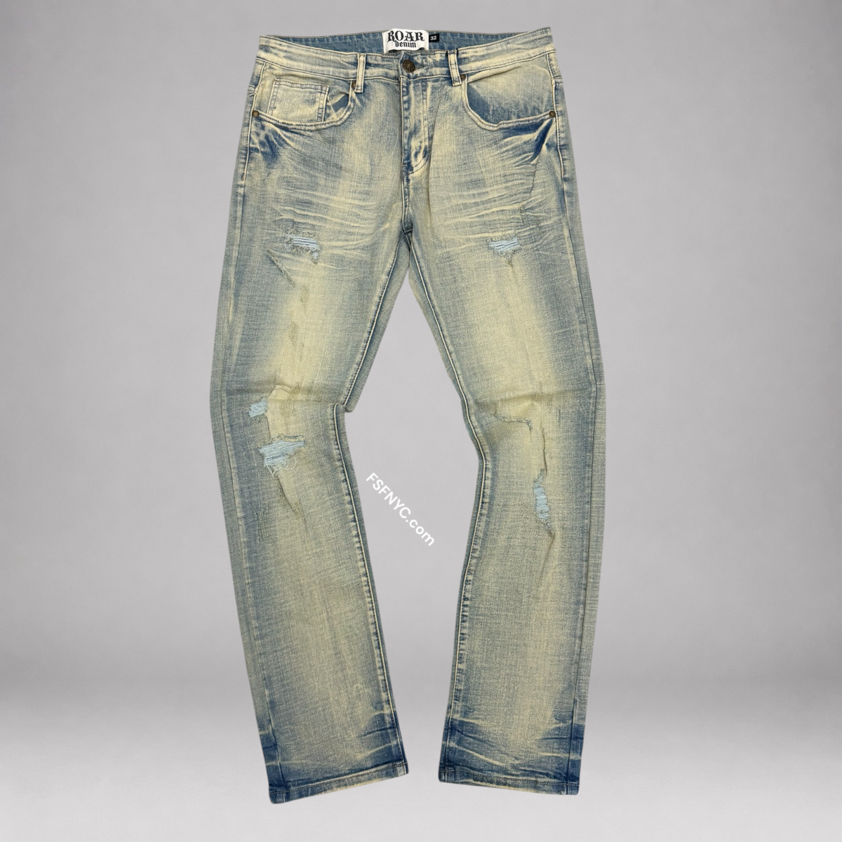 Roar - Ripped Slim Denim - Vintage 43415