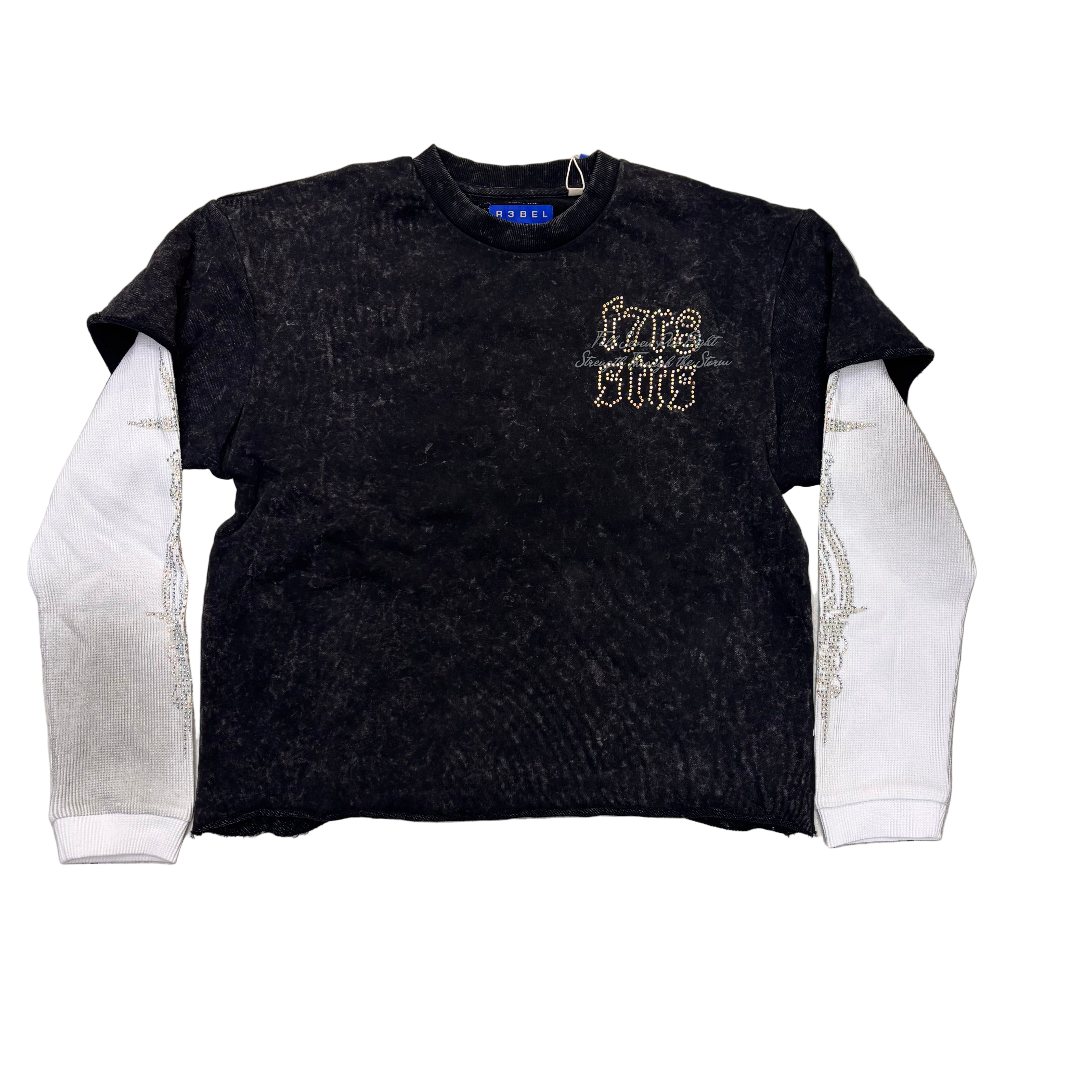 R3 - Fearlessness  L/S - BLK - 144