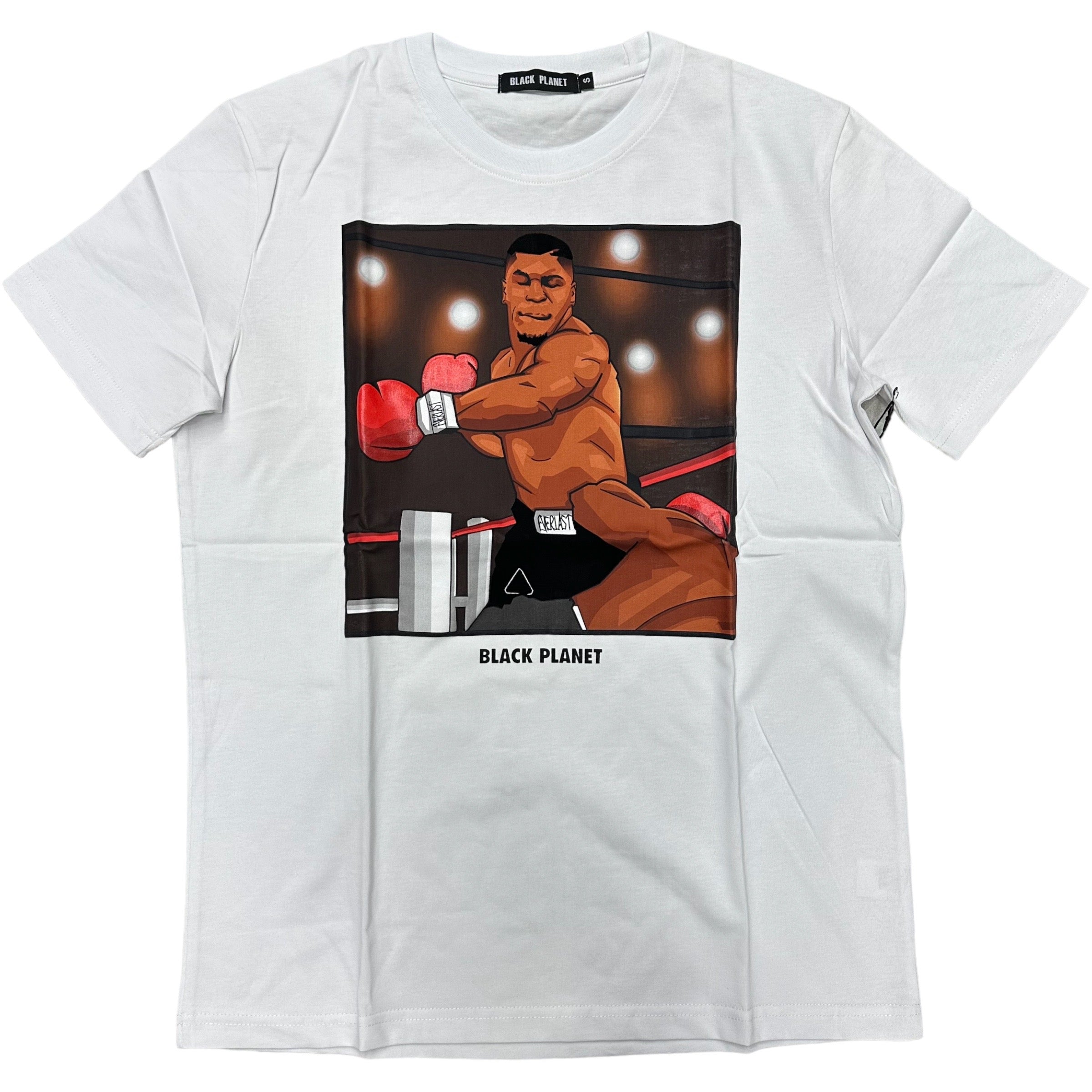planet Knock Out Tee White