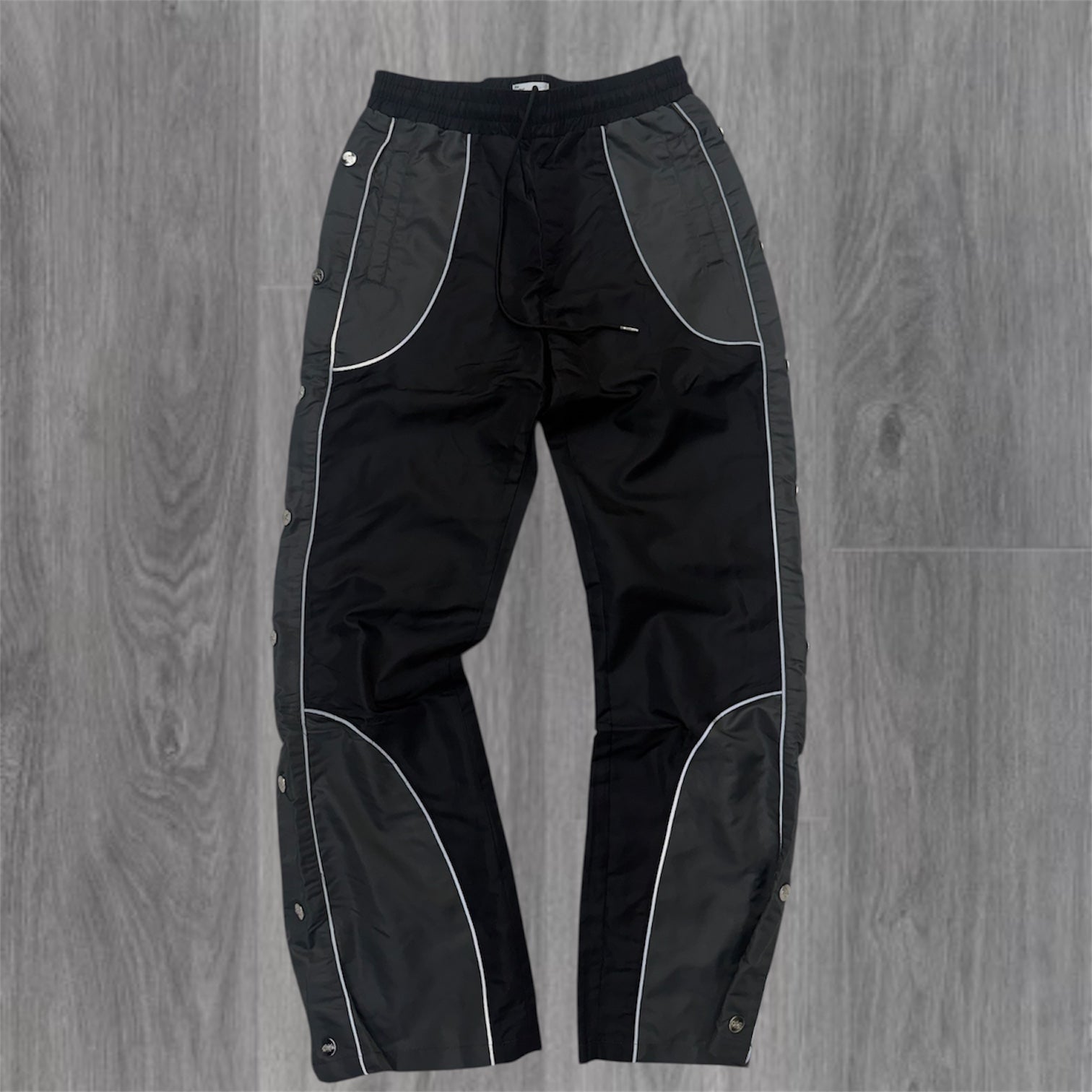 EPTM - Piping Windbreaker Pants - Black