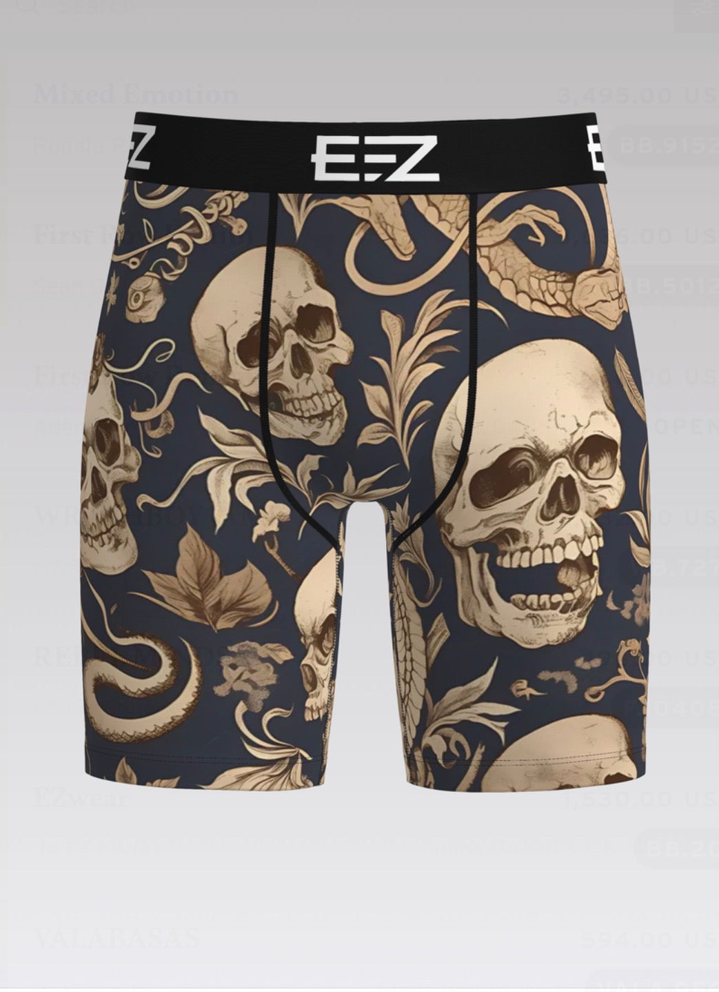 EZ - Men’s Bones Boxer Brief