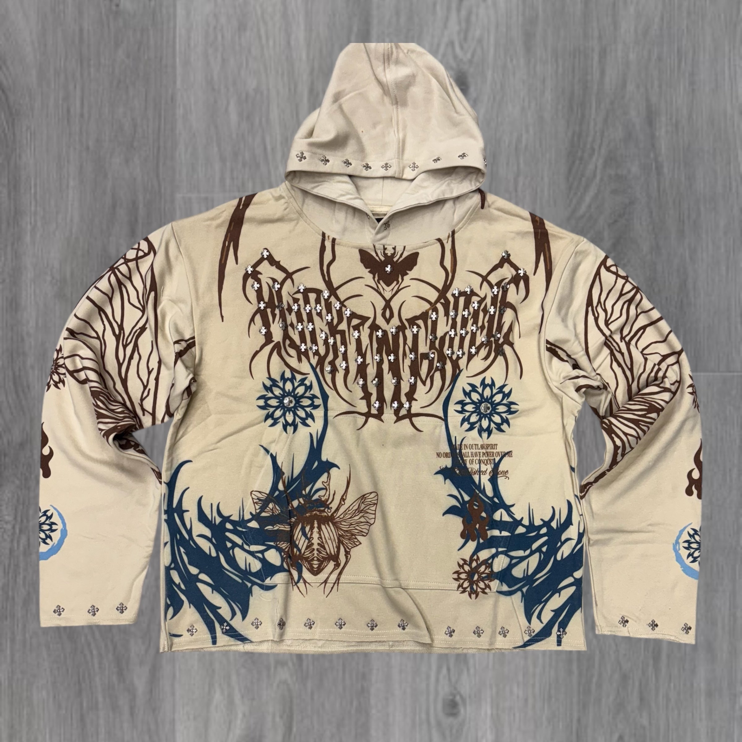 DISORDER - NO ORDER Hoodie - CREAM - 325