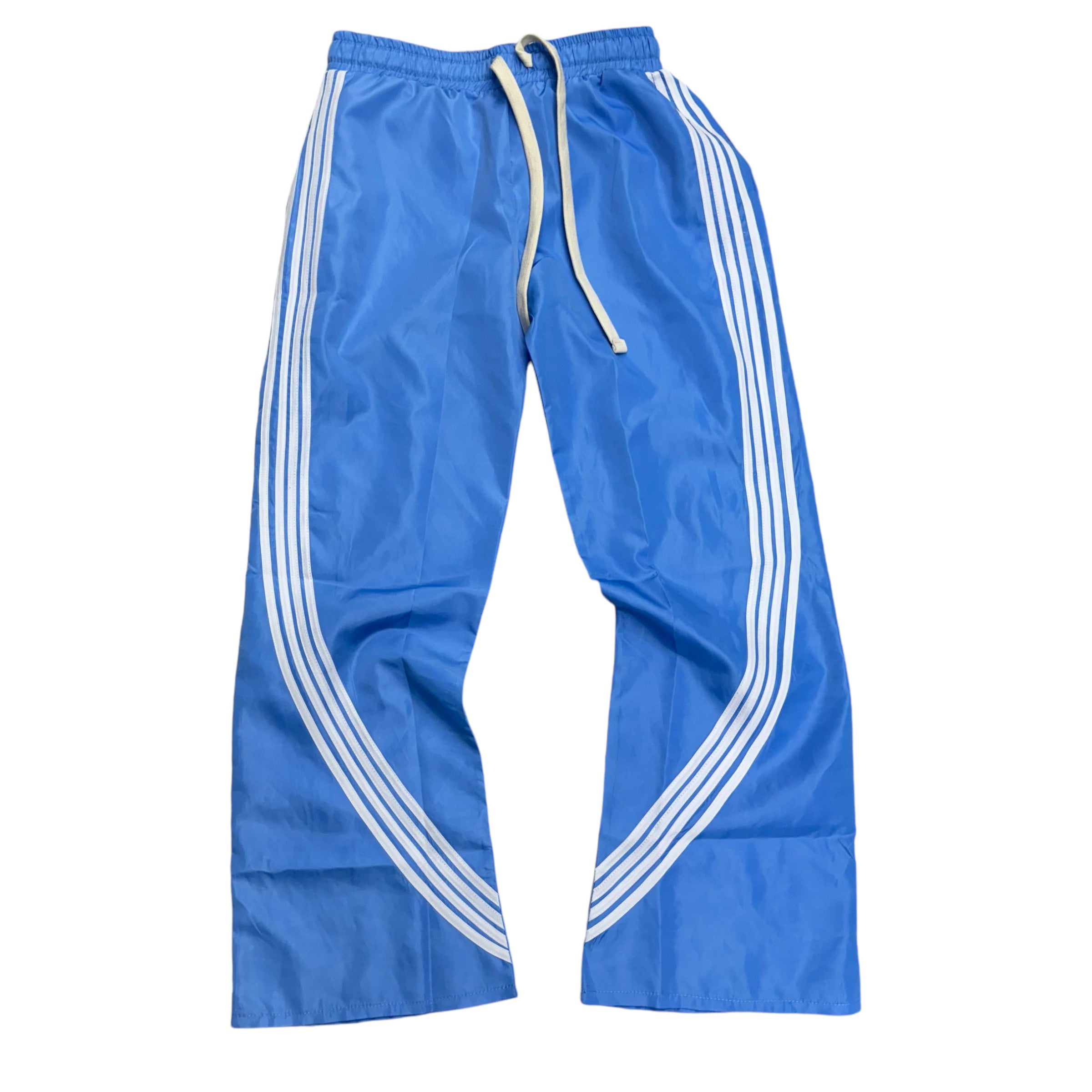 Narr stacked Nylon Pants Light Blue White