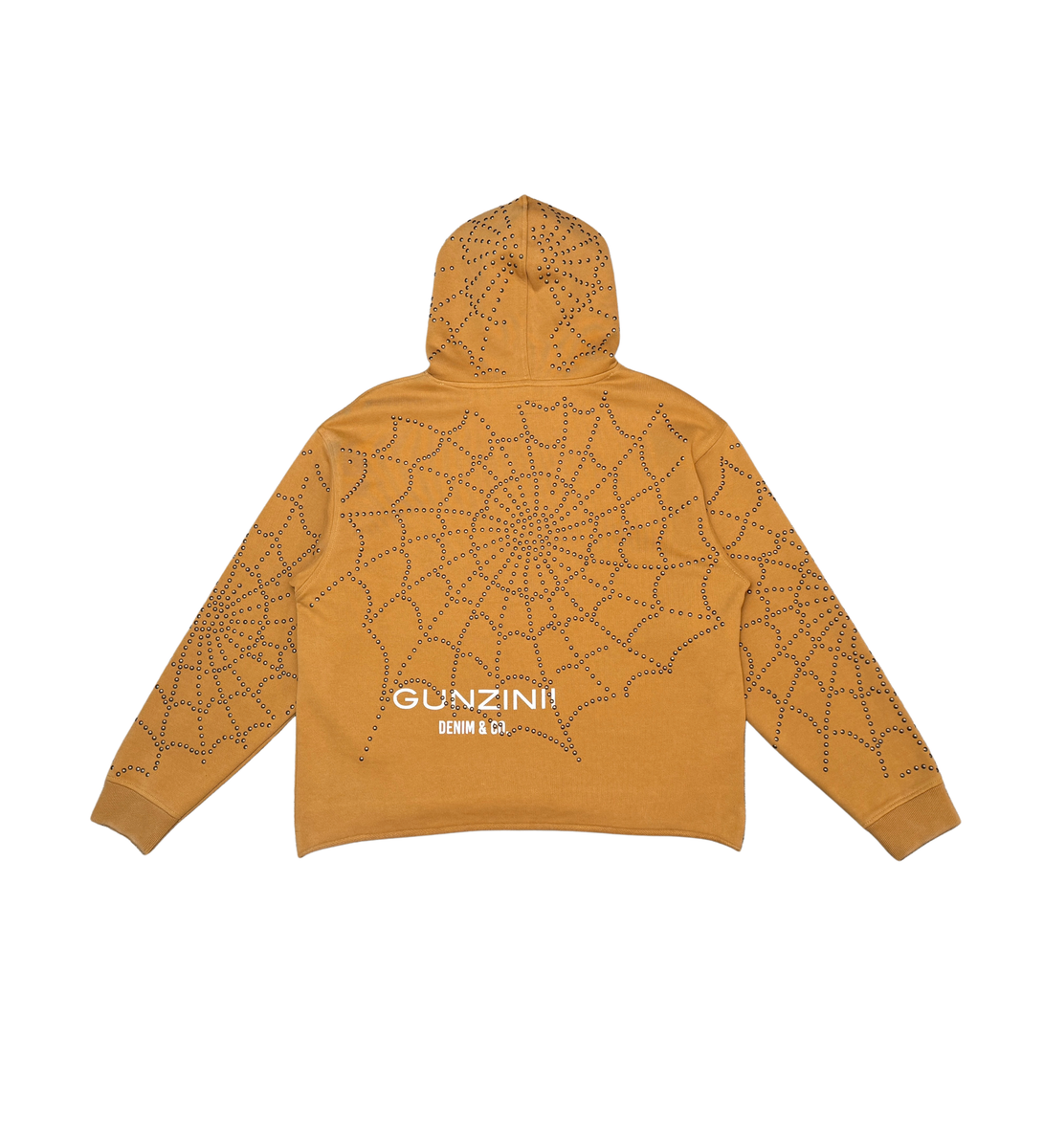 Gunzinii - Spider Studded Hoodie - Timber - GZ526