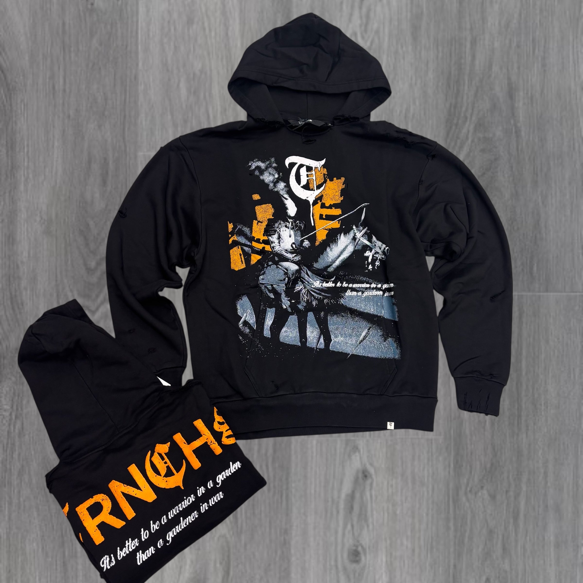 TRNCHS - GARDEN Hoodie - BLK - 04