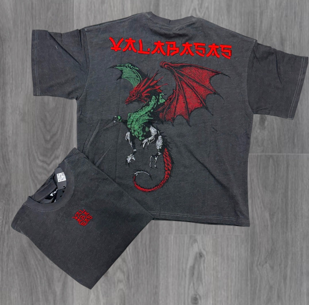 Valabasas - Kaen T-shirt - dk Grey - 1091