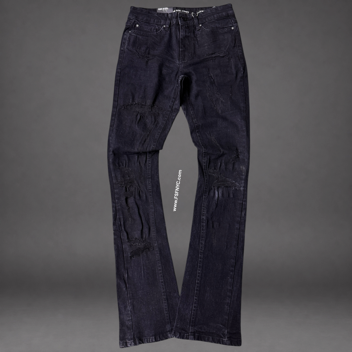 BL - Stack denim - Jet Black 70151