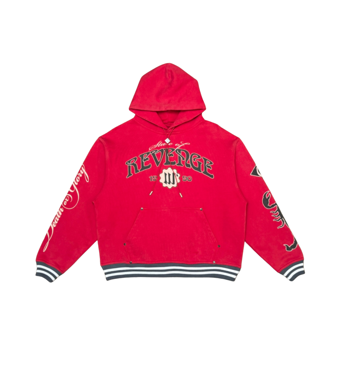 WRATHBOY - Revenge Var. Hoodie - Red - 044