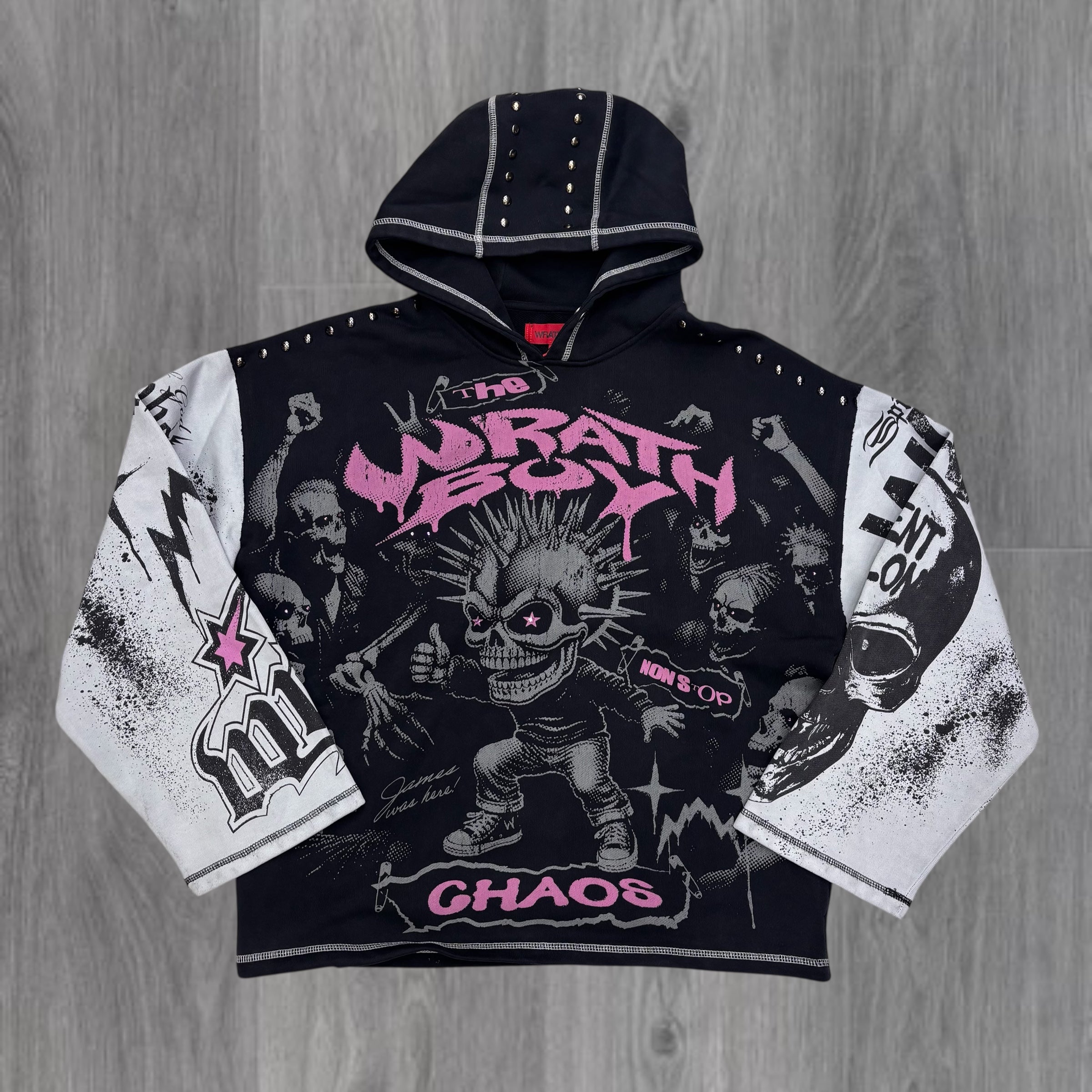 WRATH - CHAOS Hoodie - BLK - 161