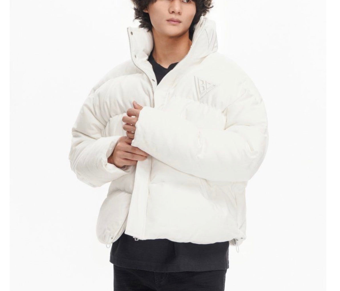 Valabasas - Bomber Puffer Denim Jacket - Army - 1005