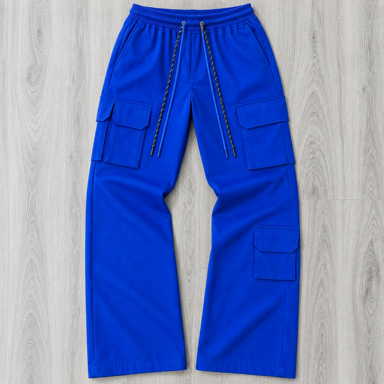 Baruda - Flare Nylon Cargo Pants - Royal - 404FS