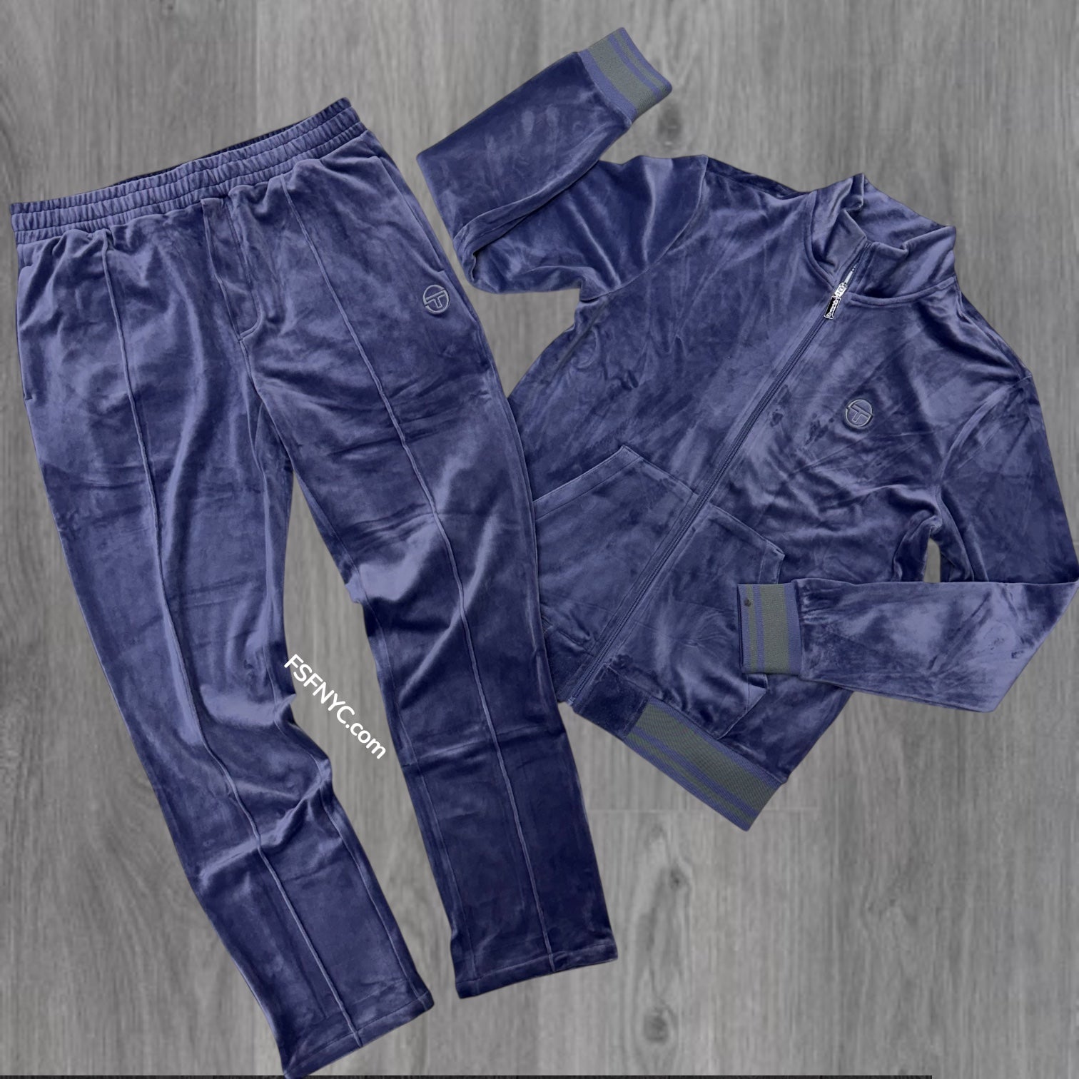 Sergio Tacchini - Velour Viaggioa Set - Heron Purple