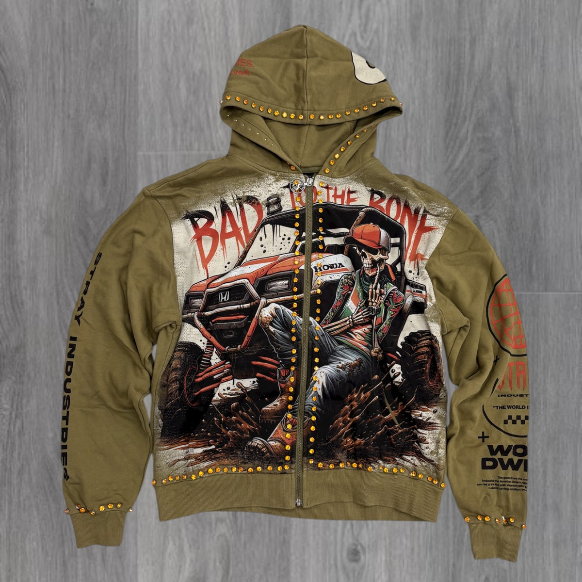 C.U.S. ELRADIAL スカジャン Necromancer Hoodie – Lunafide