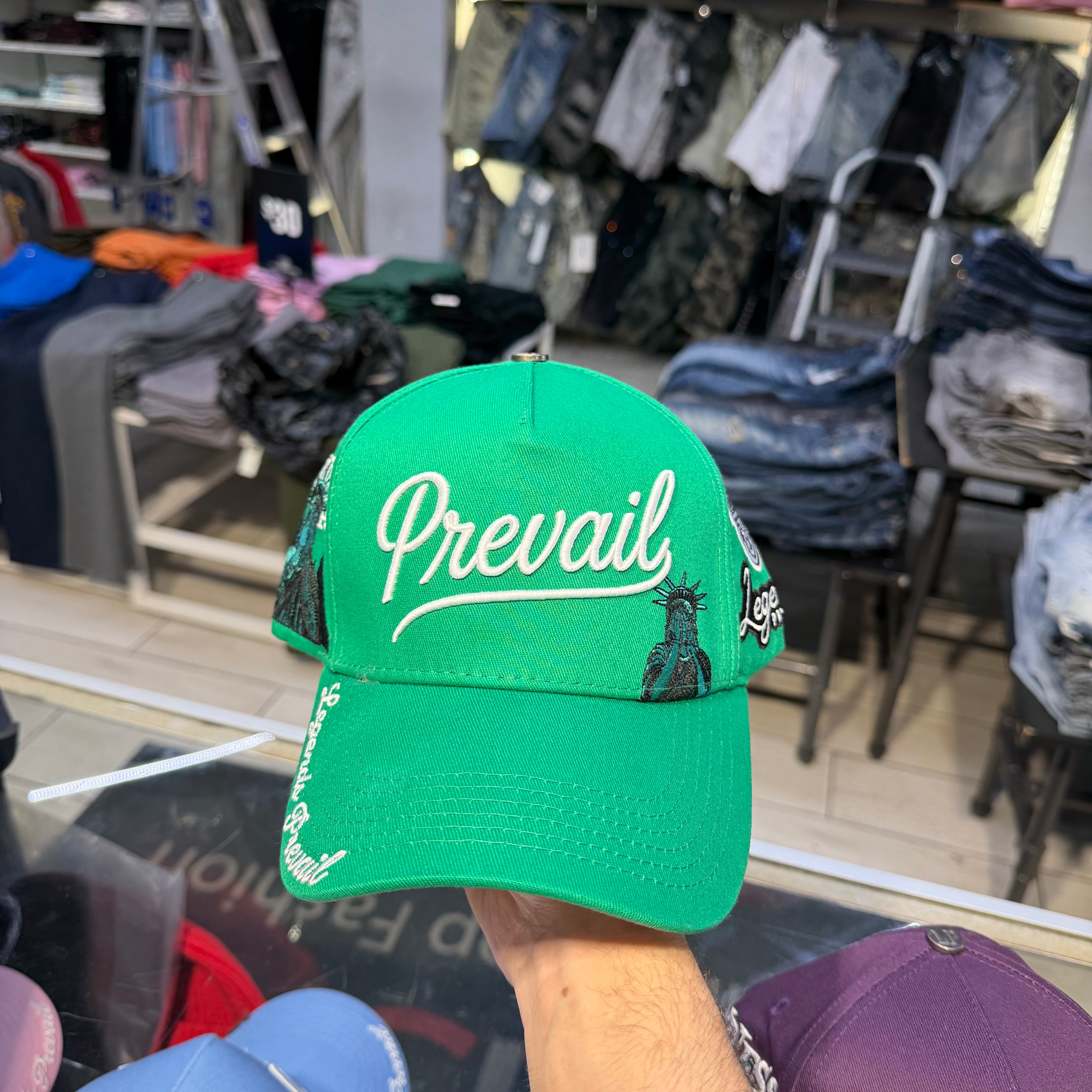 Prevail - Patch Trucker Hat - Green