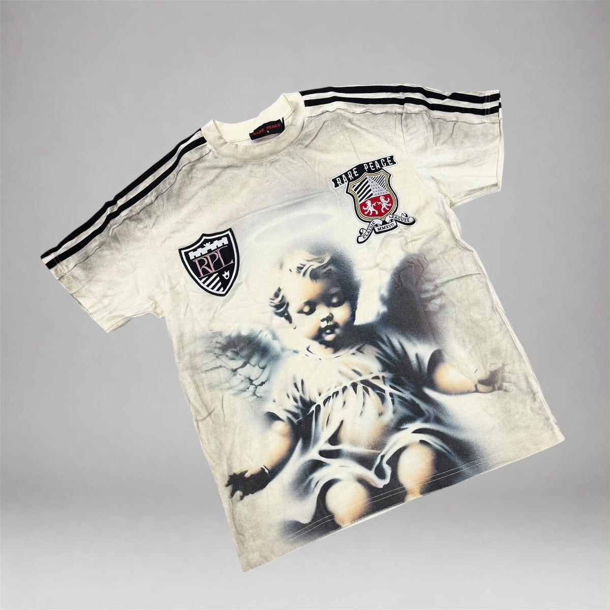 RP - League T-shirt  - Cream 6110