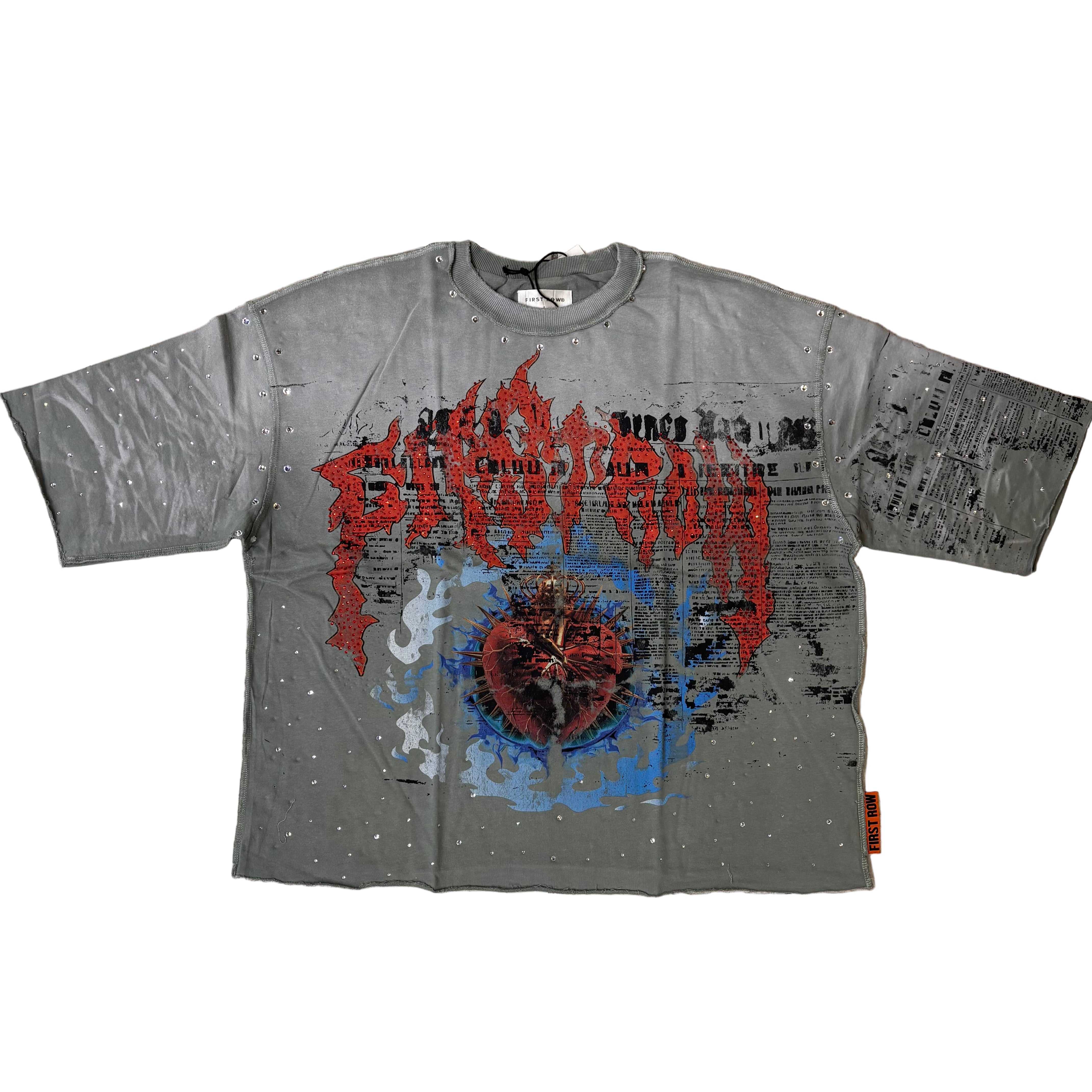 FR - “SACRED VOW” TEE - MOSS - 1025