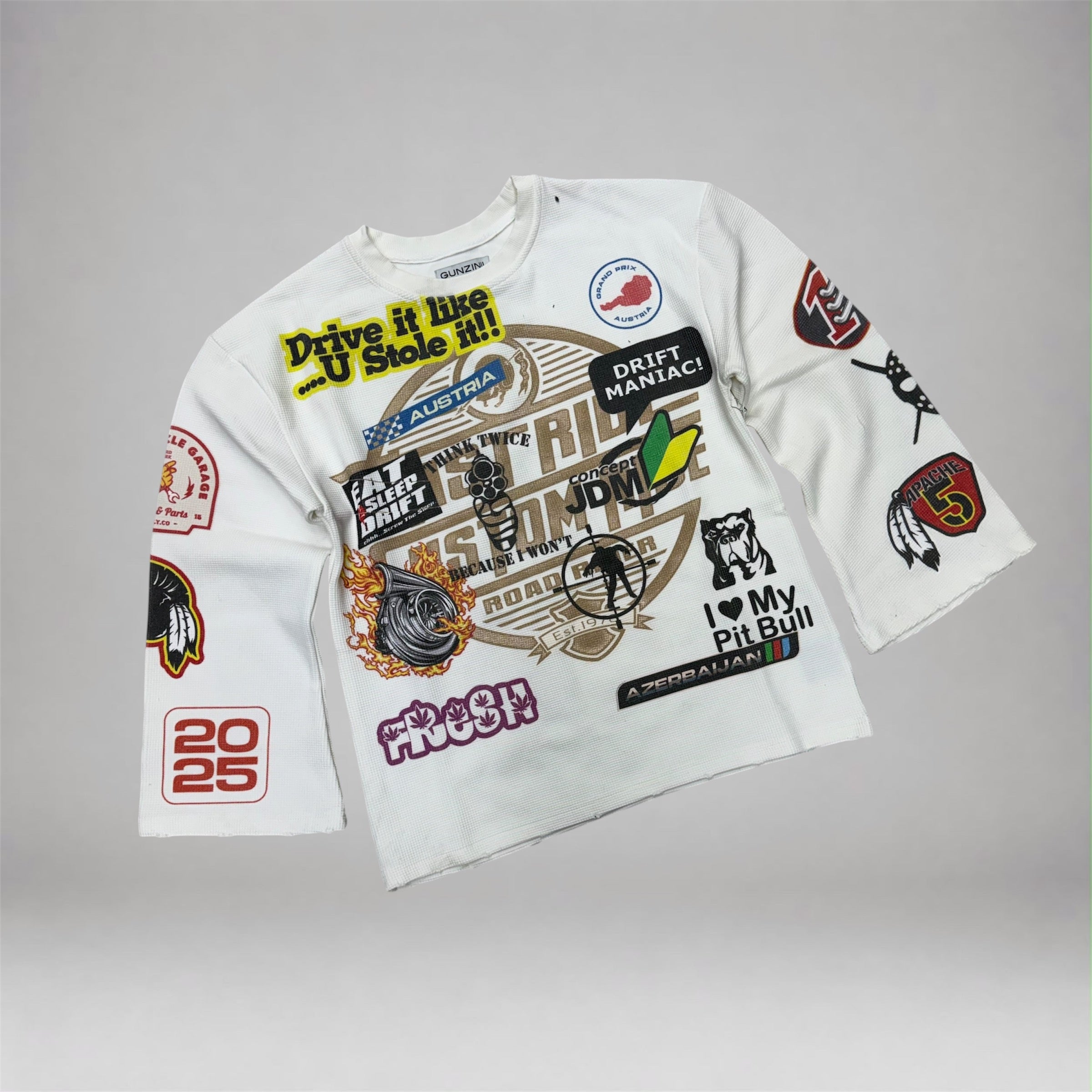 Gunzini - Motorsport Thermal Tee - Off White 796