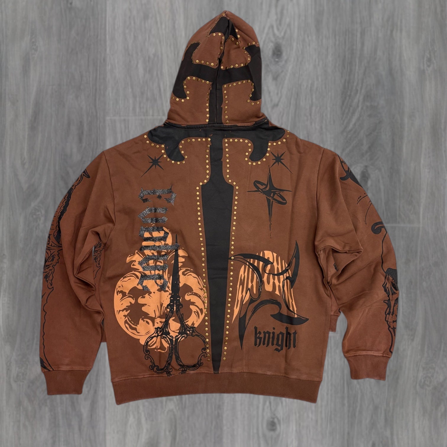 Gunzini - FREEDOM Hoodie - BROWN - Gz839