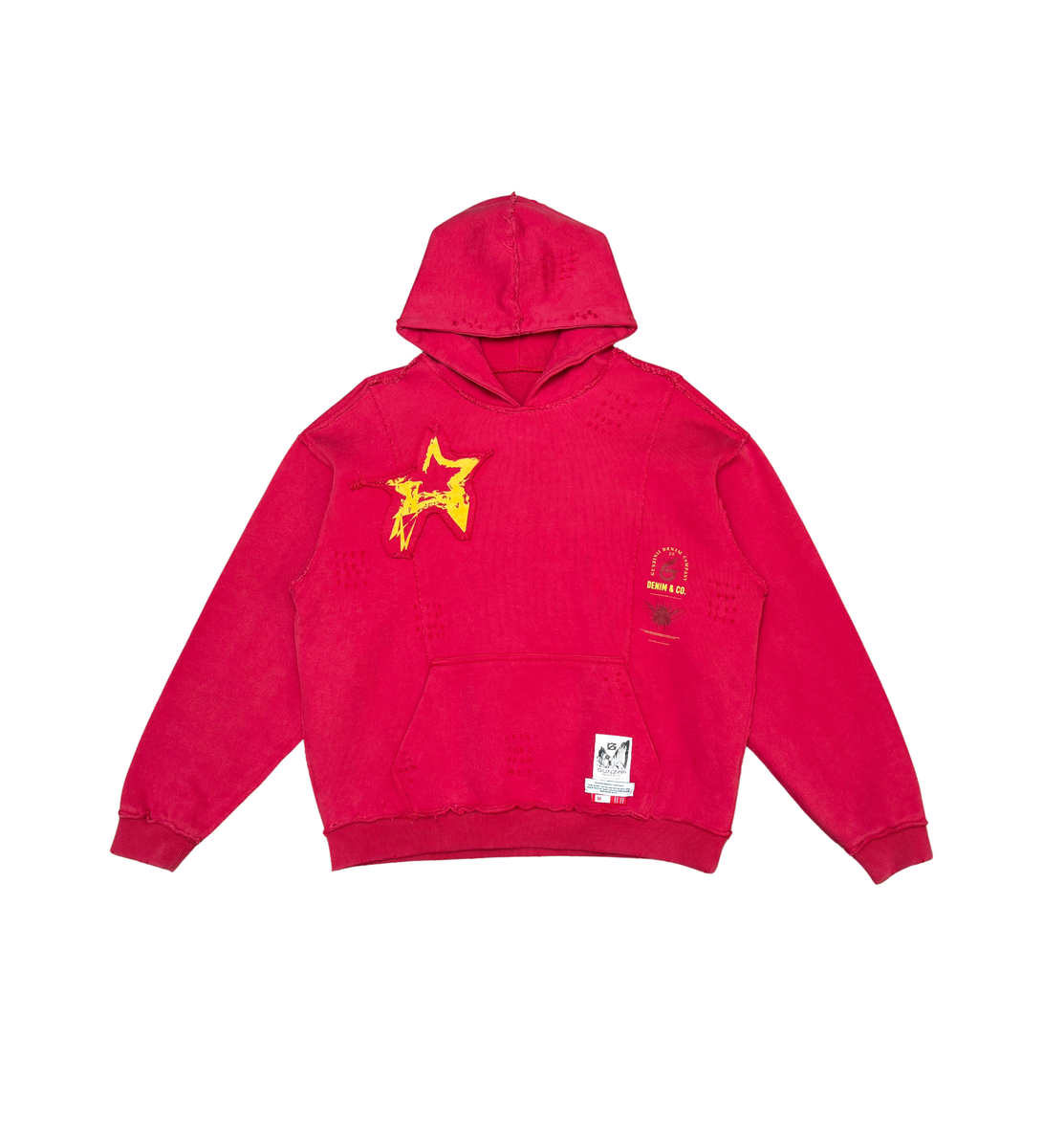 Gunzinii - Premium Clean Hoodie - RED - GZ577