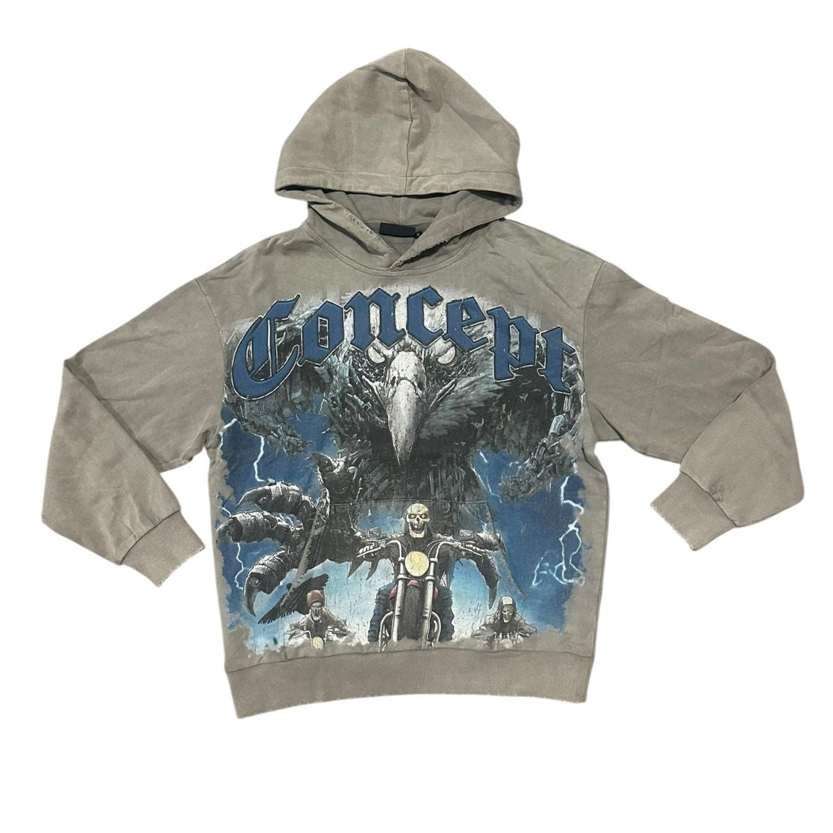 Concept - BLACKHAWK Hoodie - Grey Wash