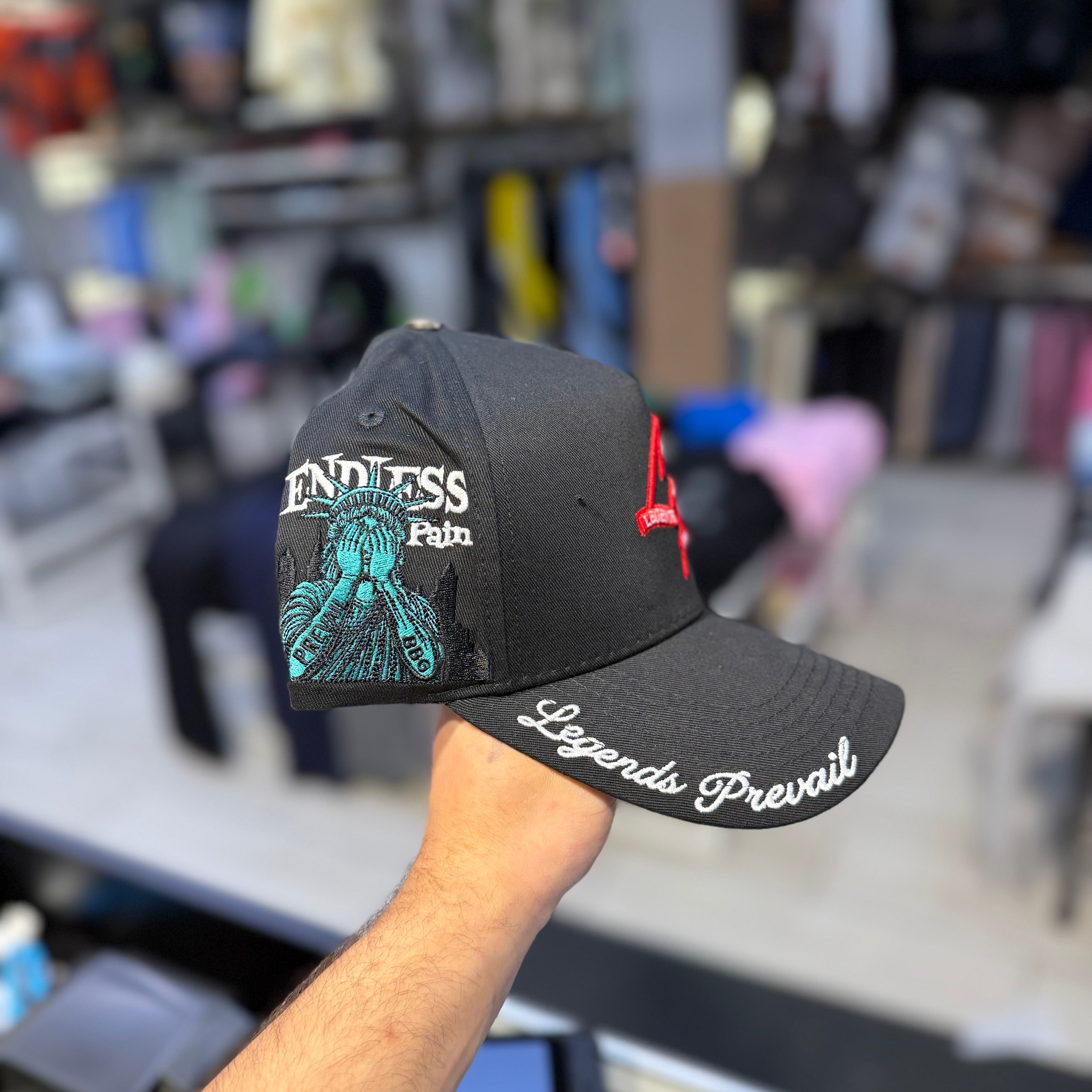 Prevail - LP Liberty Trucker Hat - Black/Red