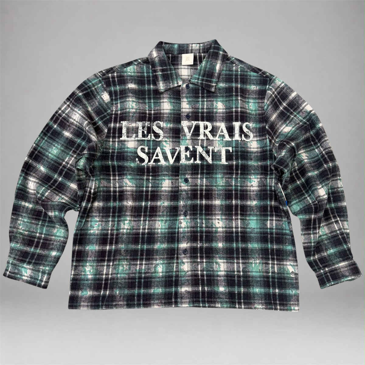 R - Flannel L/S Shirt - Mint - 766