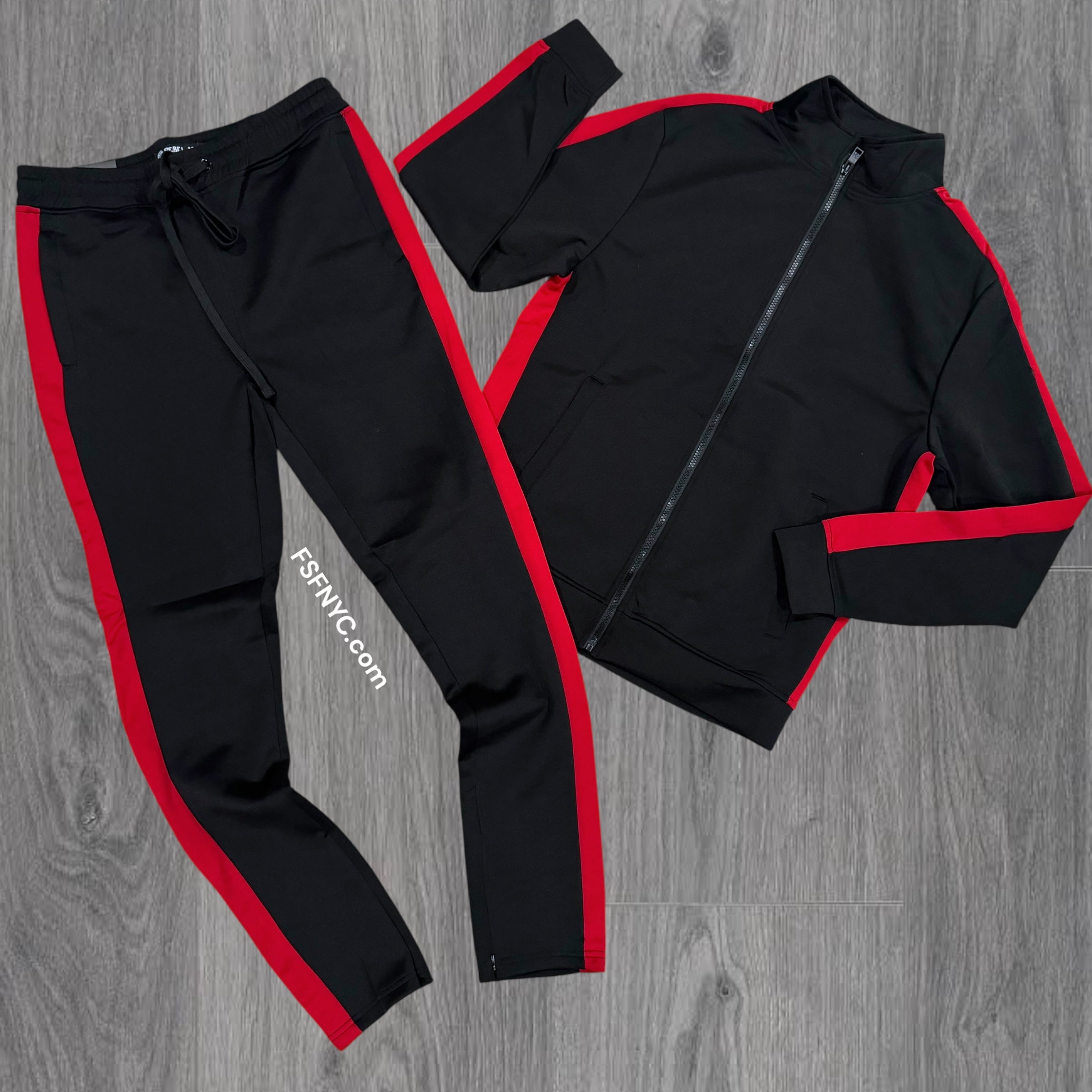 Rebel - Solid Track set (Black - Red) 501 - 401 T