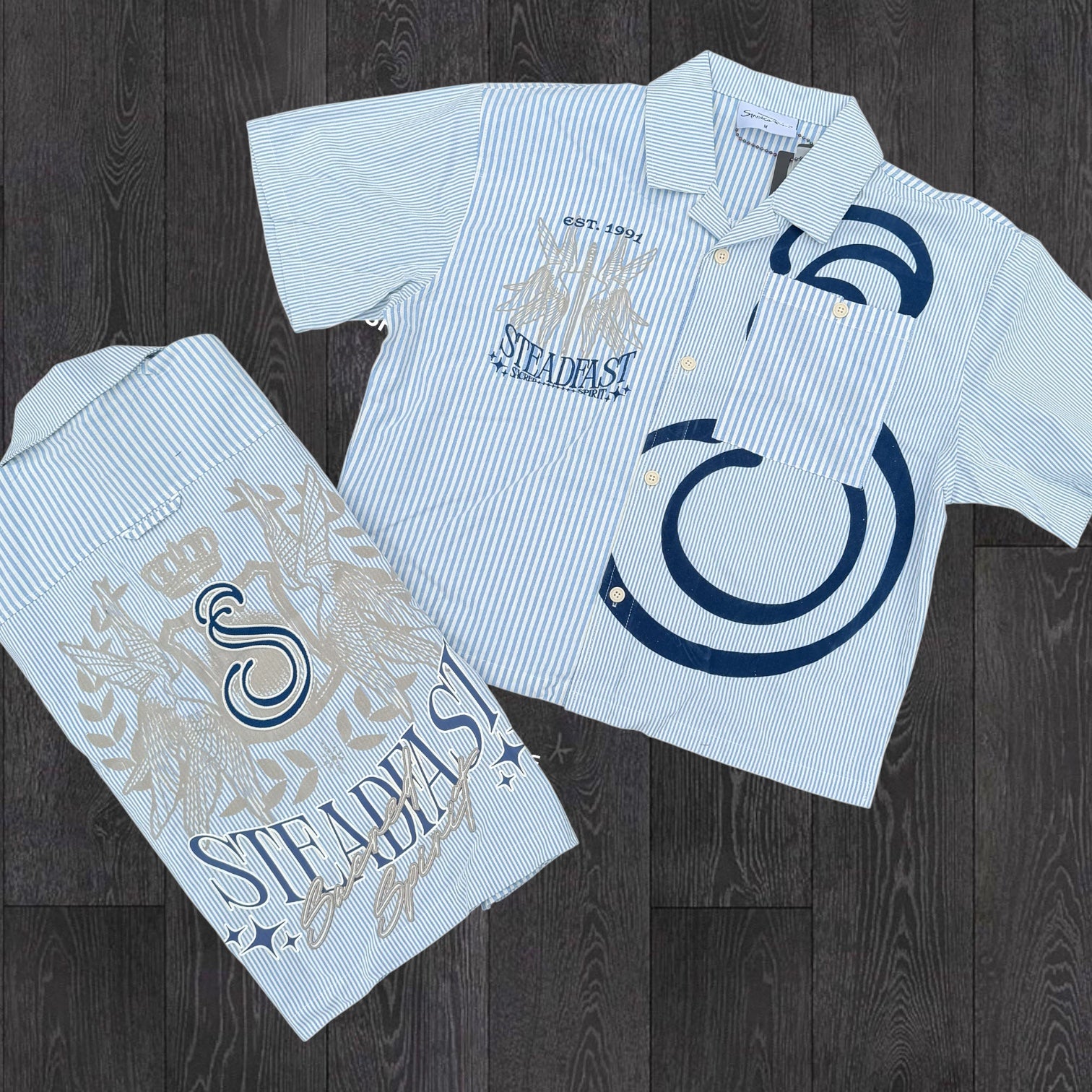 Rise - Lounge Button Down Shirt- sky Blue - 494