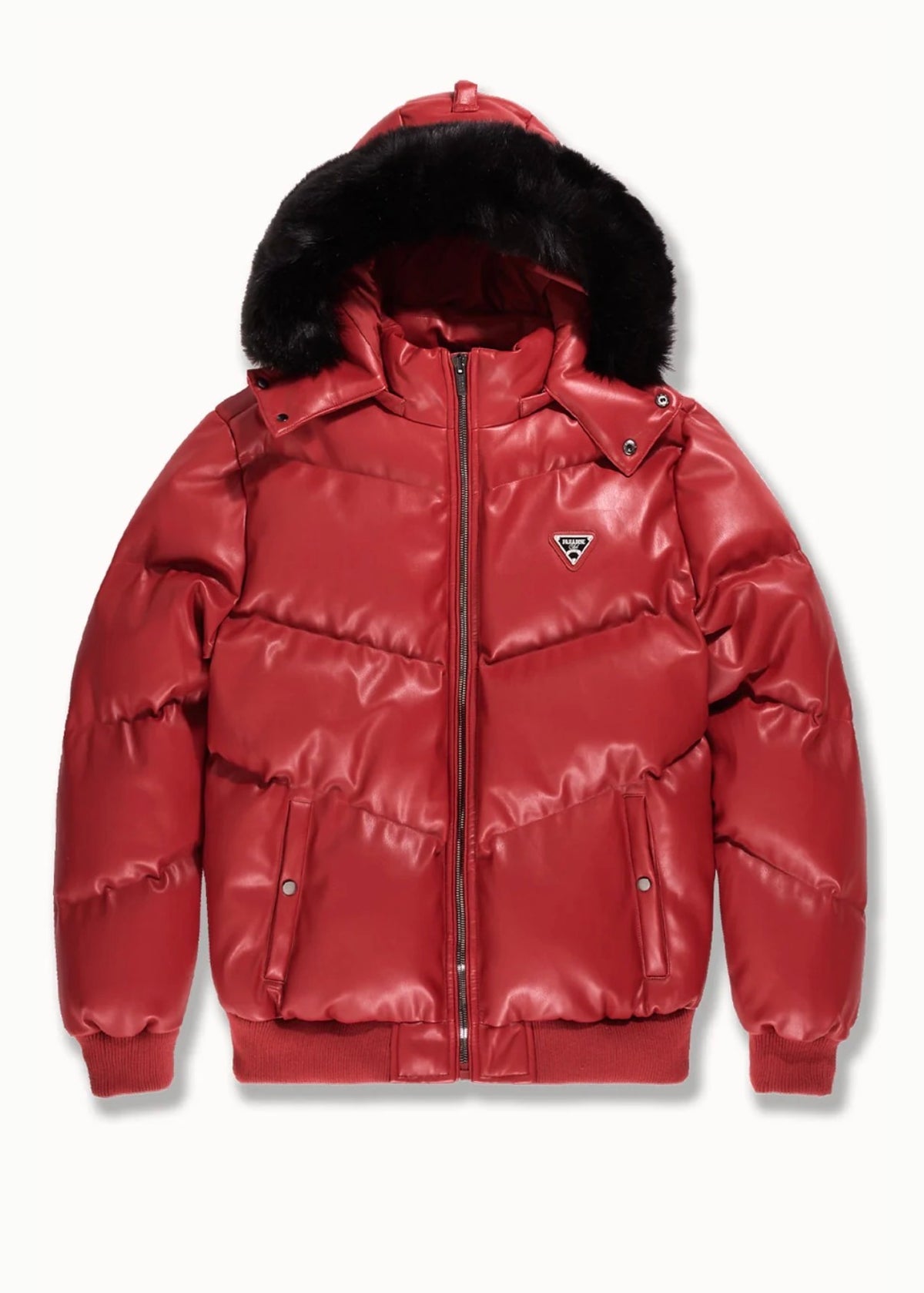 JC - PU Puffer Coat SYIP - Red - 91878