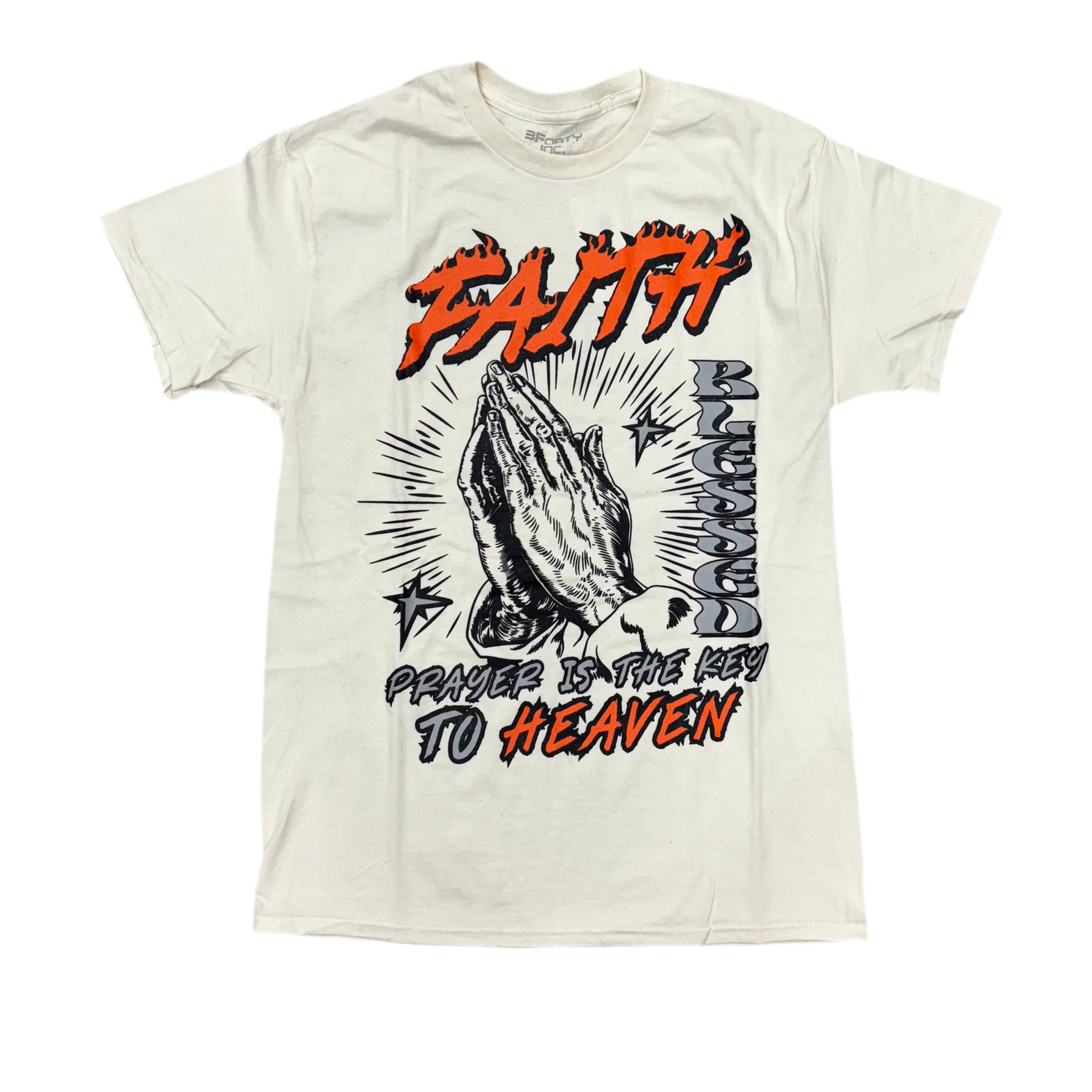 PC Faith T-Shirt Cream/Orange