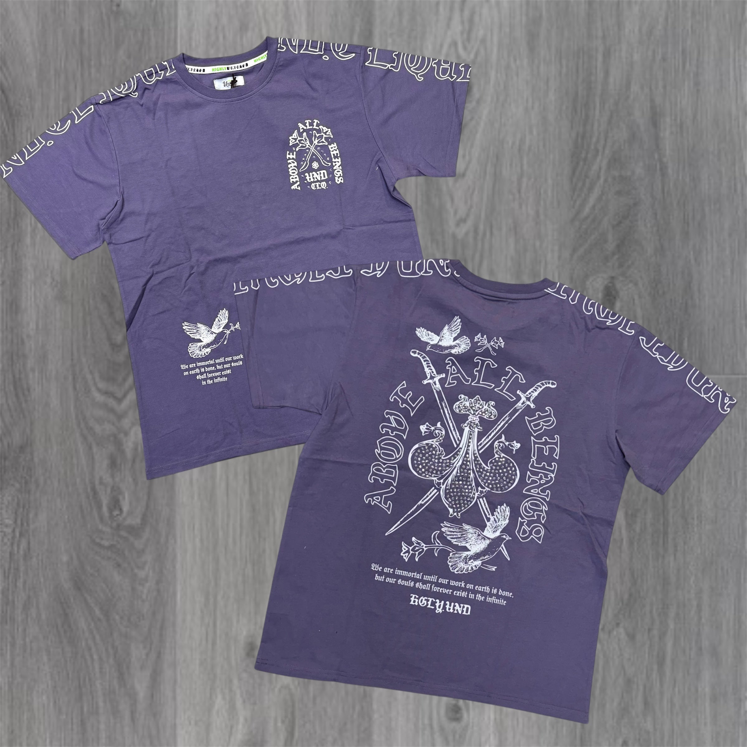 UNDRTD - Above All -shirt - Purple - 6110