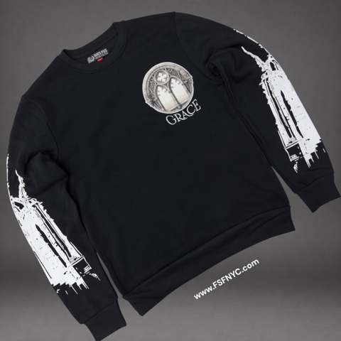 Pike - Grace Crew Sweatshirt - Black 2610