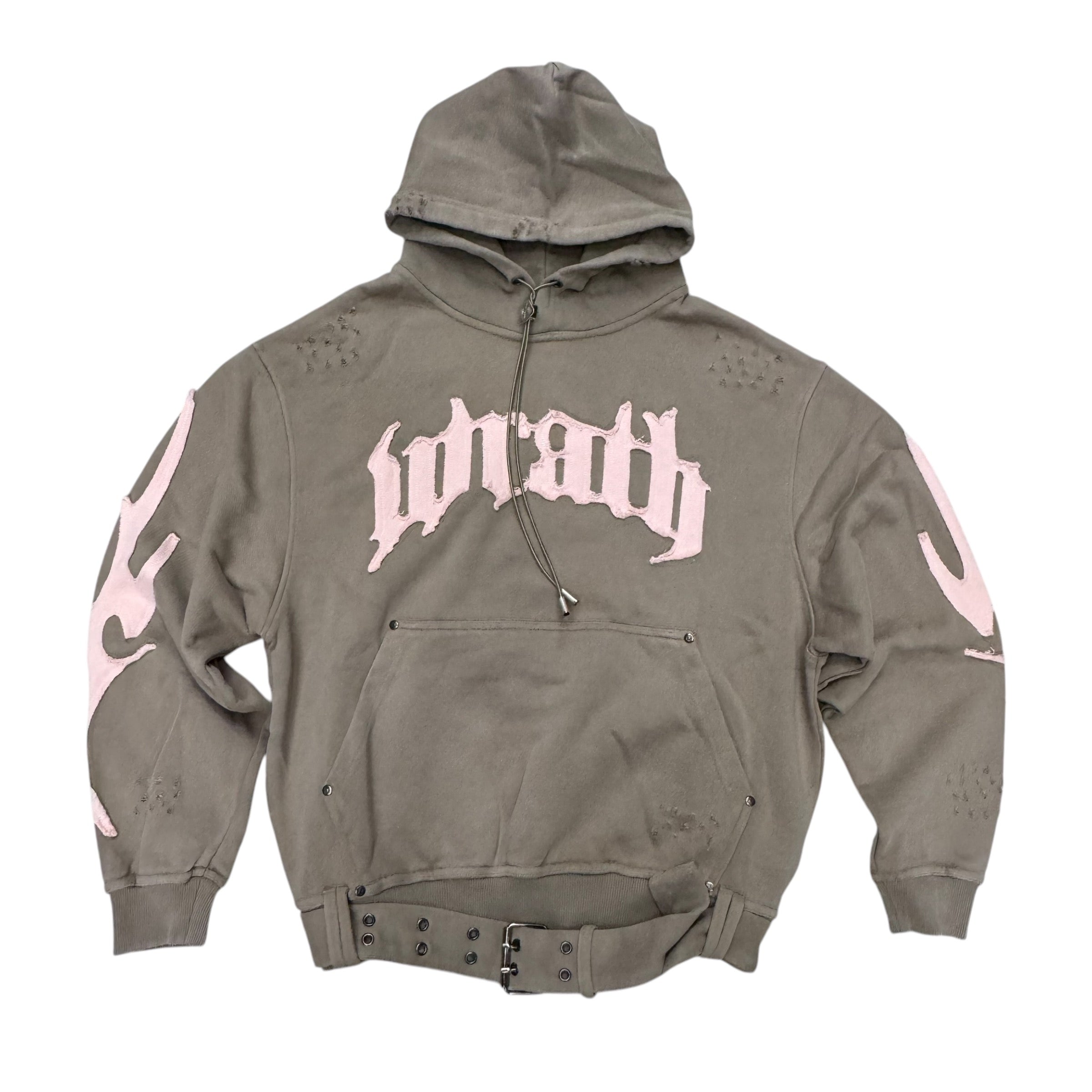 WrathBoy Opium Belt Hoodie Taupe 028A