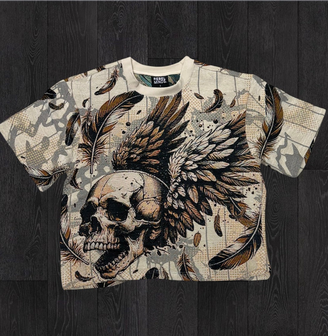 Rebel - Tapestry Shirt - Cream - 703