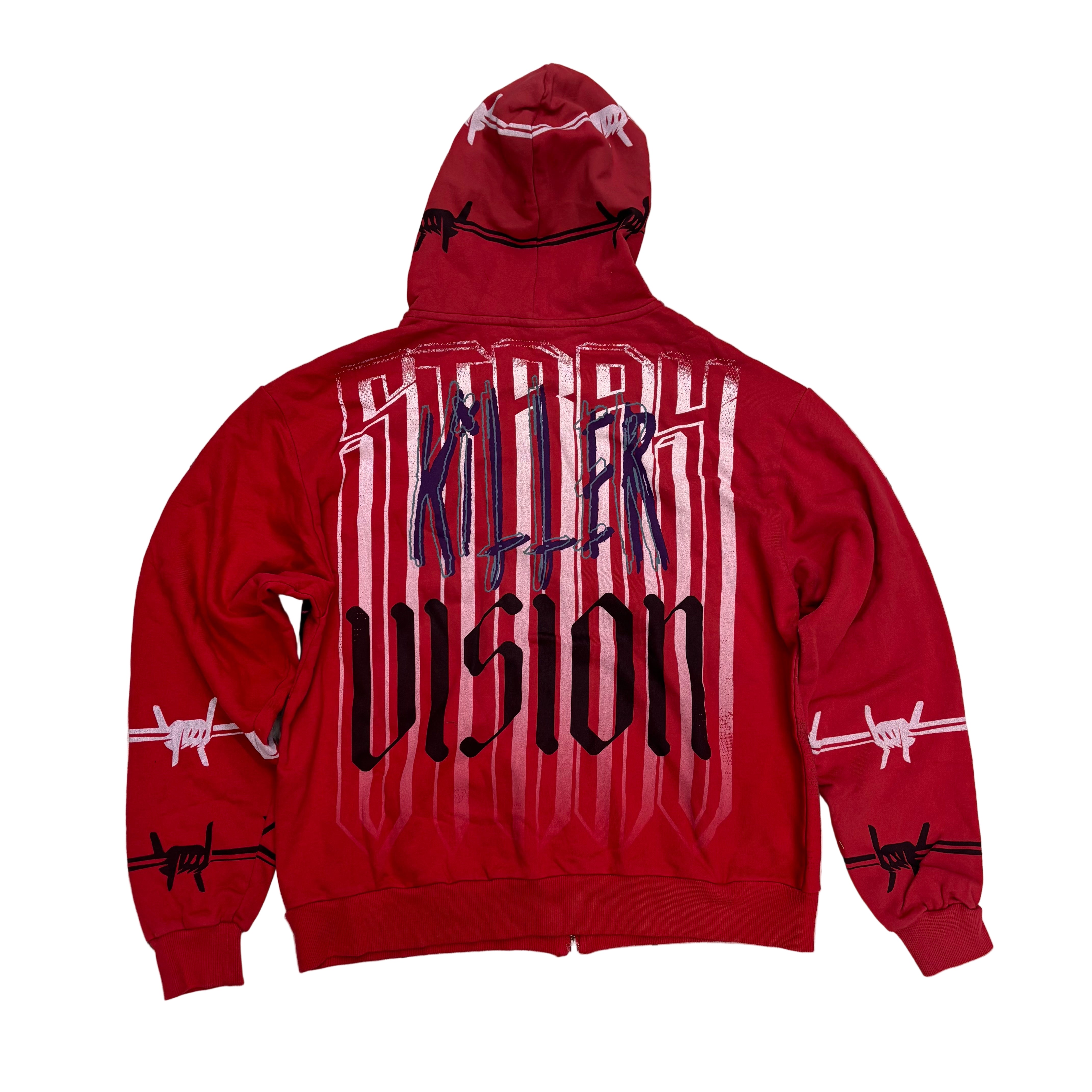 Stray - VISION Zip Hoodie - DK RED - 1503