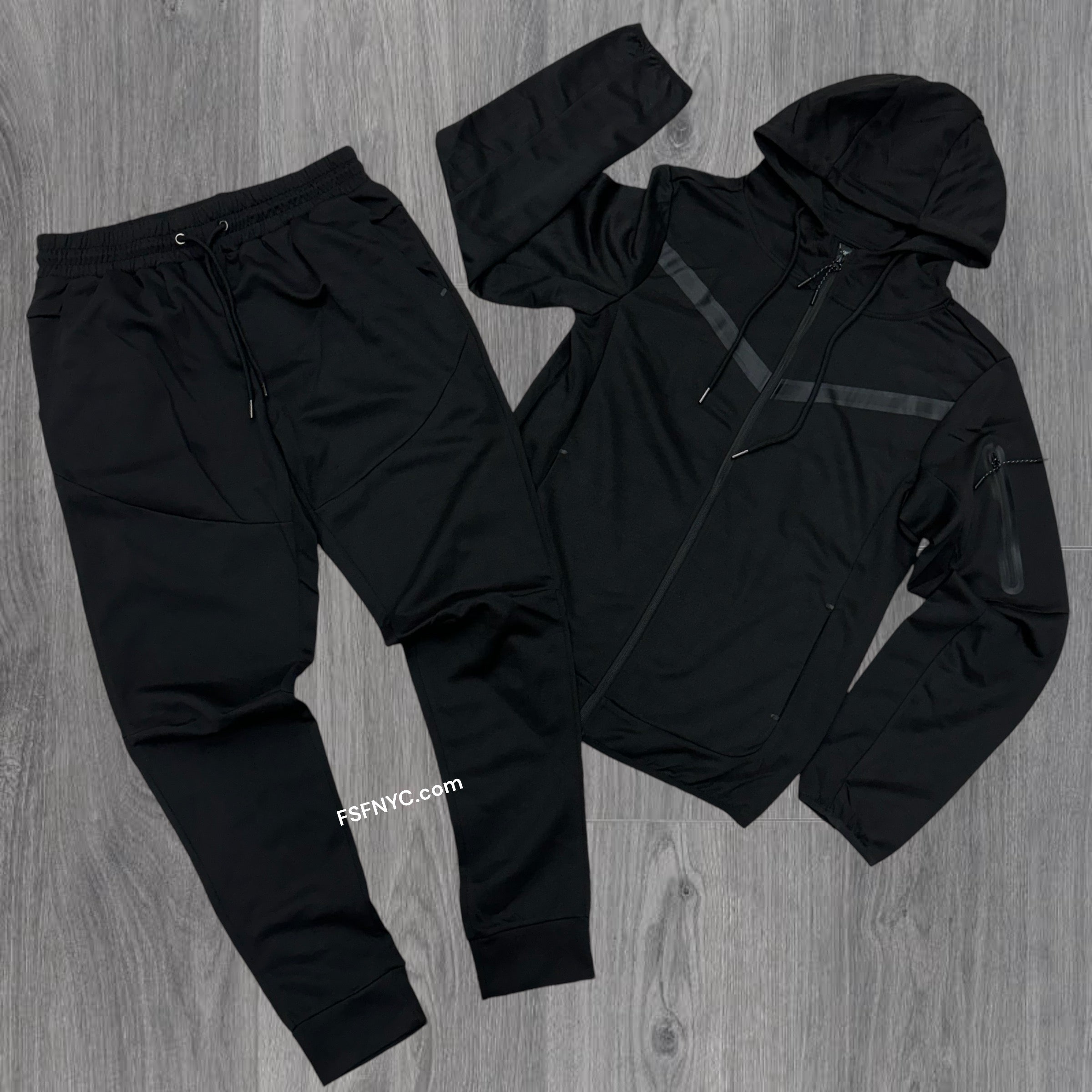 Republic Tech Fleece Set  Black