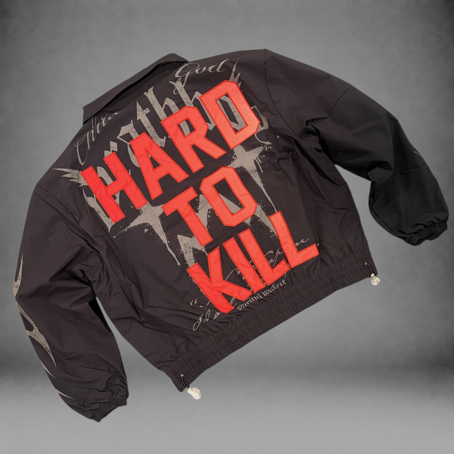 WrathBoy - Hard To Kill Windbreaker Bomber Set - Black -  622
